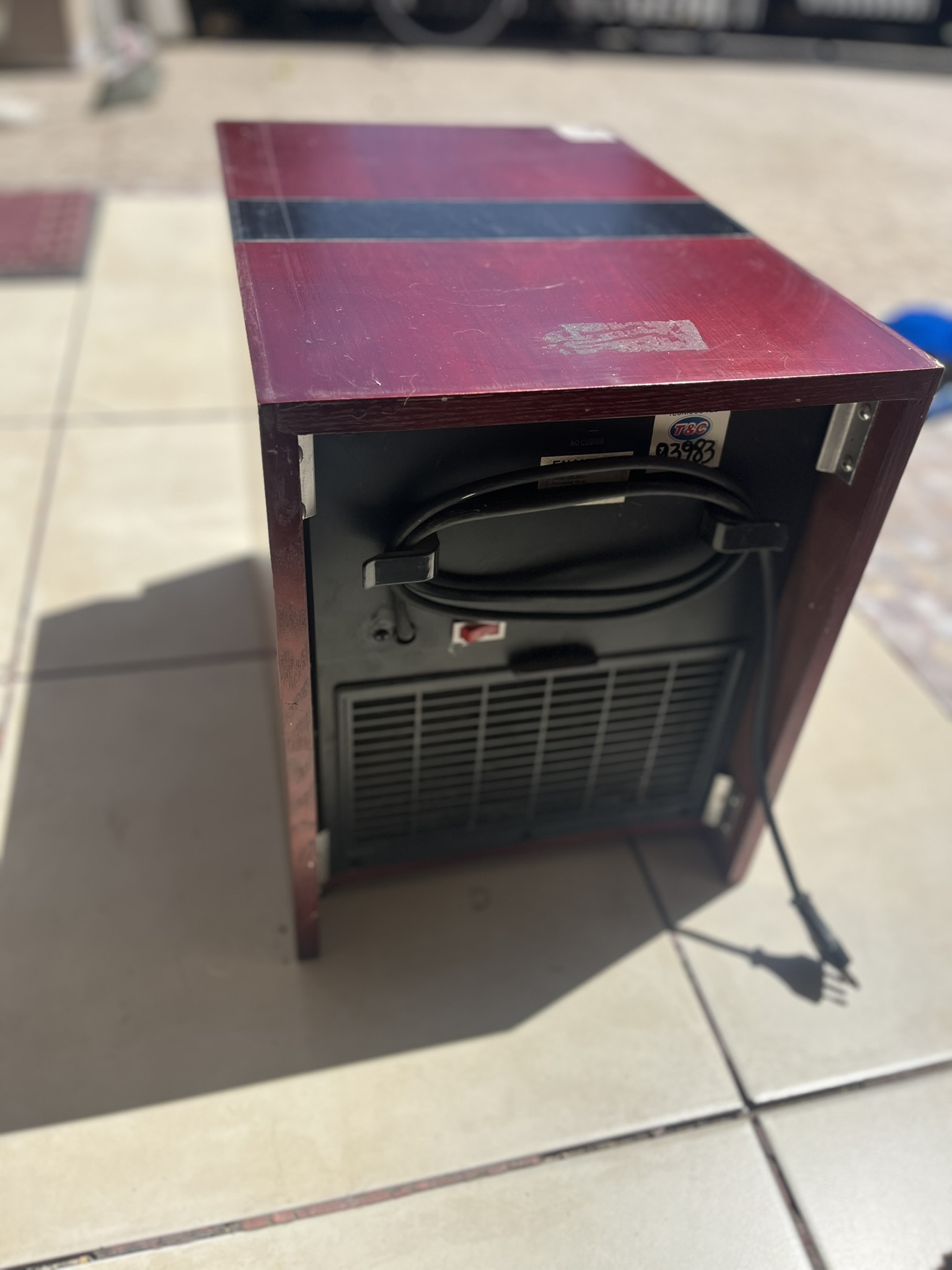 Estufa eléctrica de madera - miniatura 1