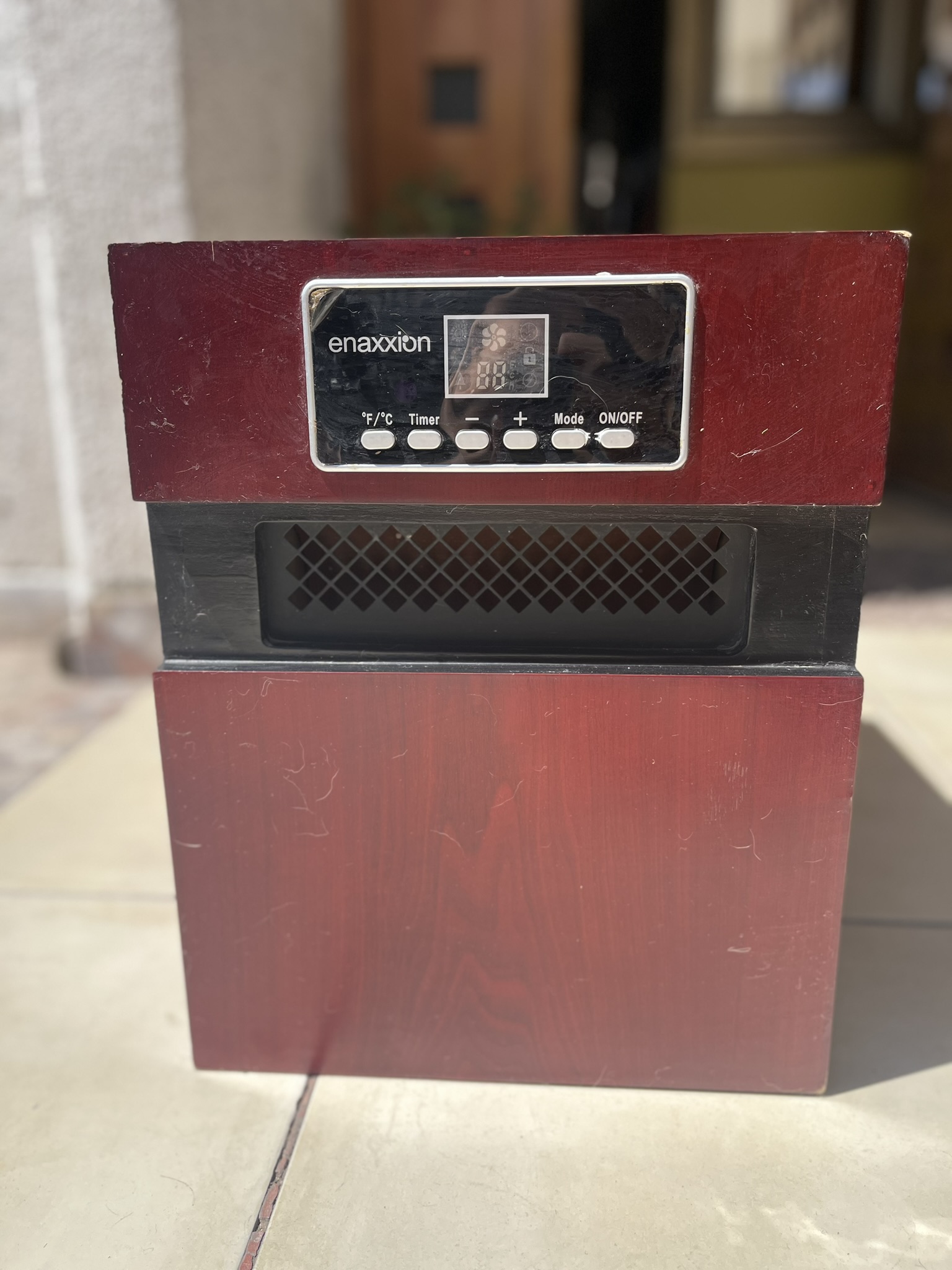 Estufa eléctrica de madera - miniatura 2