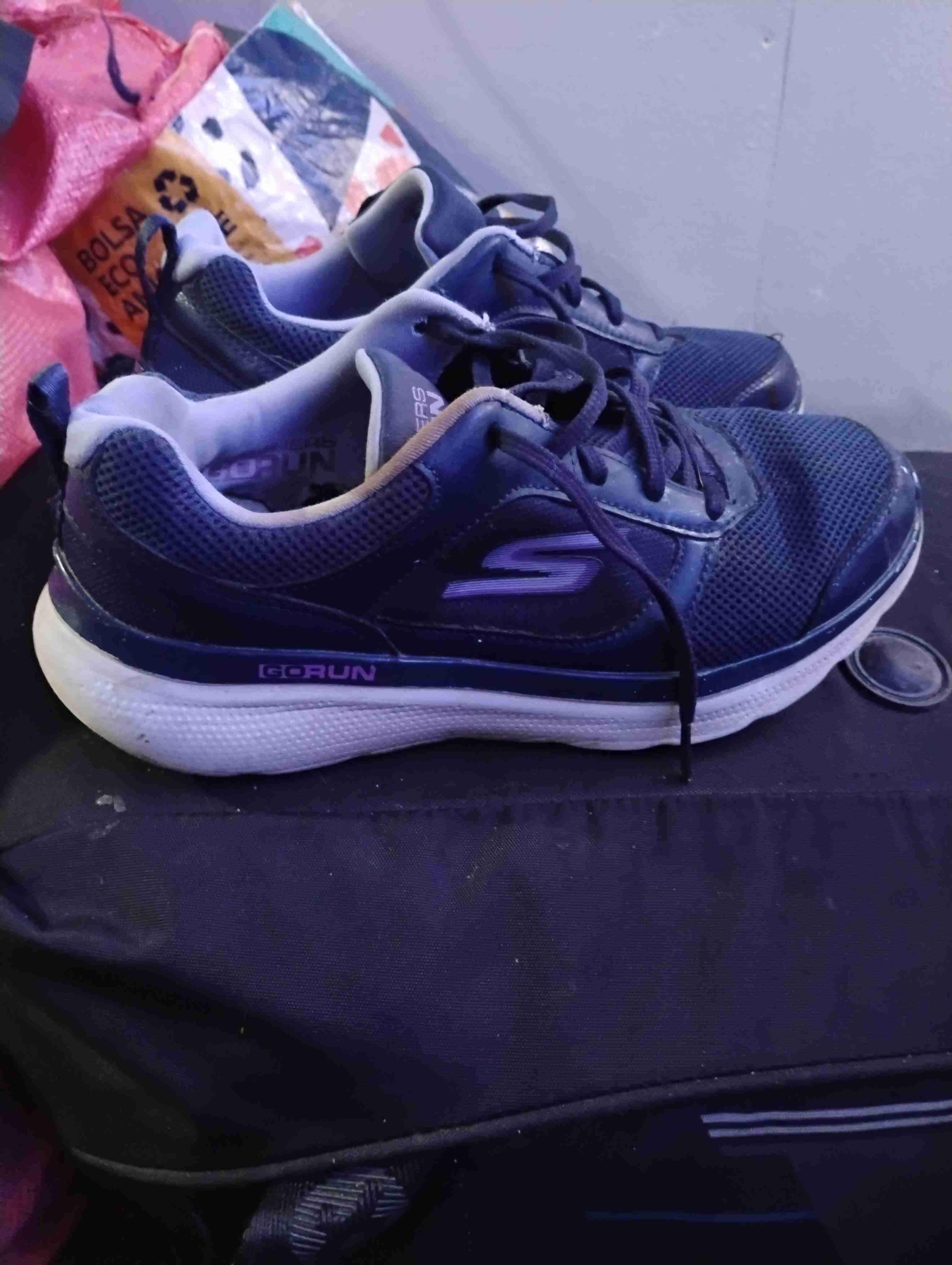 Zapatillas Skechers Go Run azules - miniatura 2