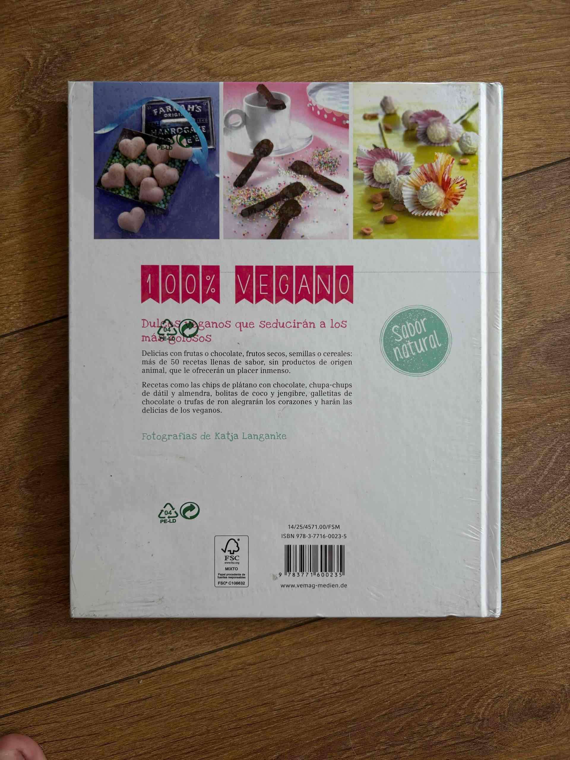 Libro '100% Vegano' de repostería - 2