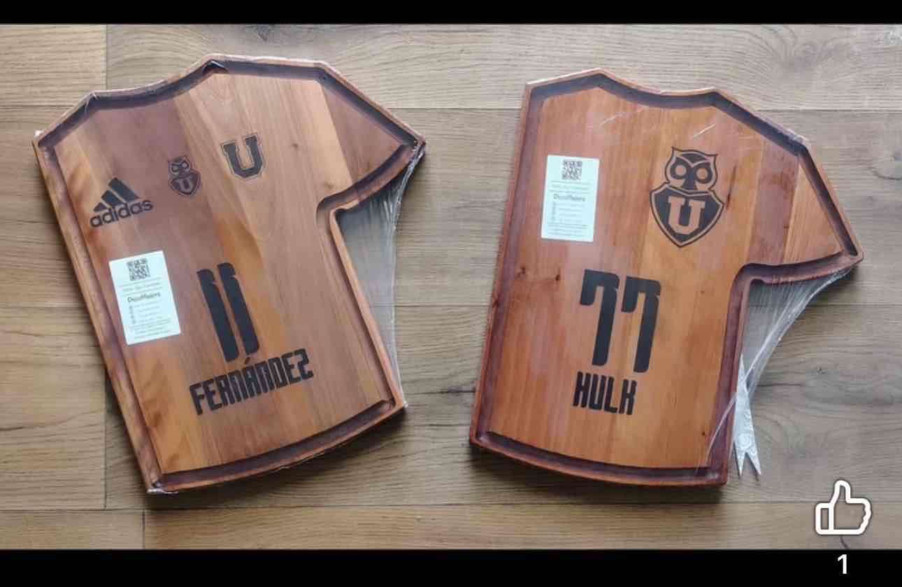 Tabla parrillera tipo camiseta fútbol - miniatura 4