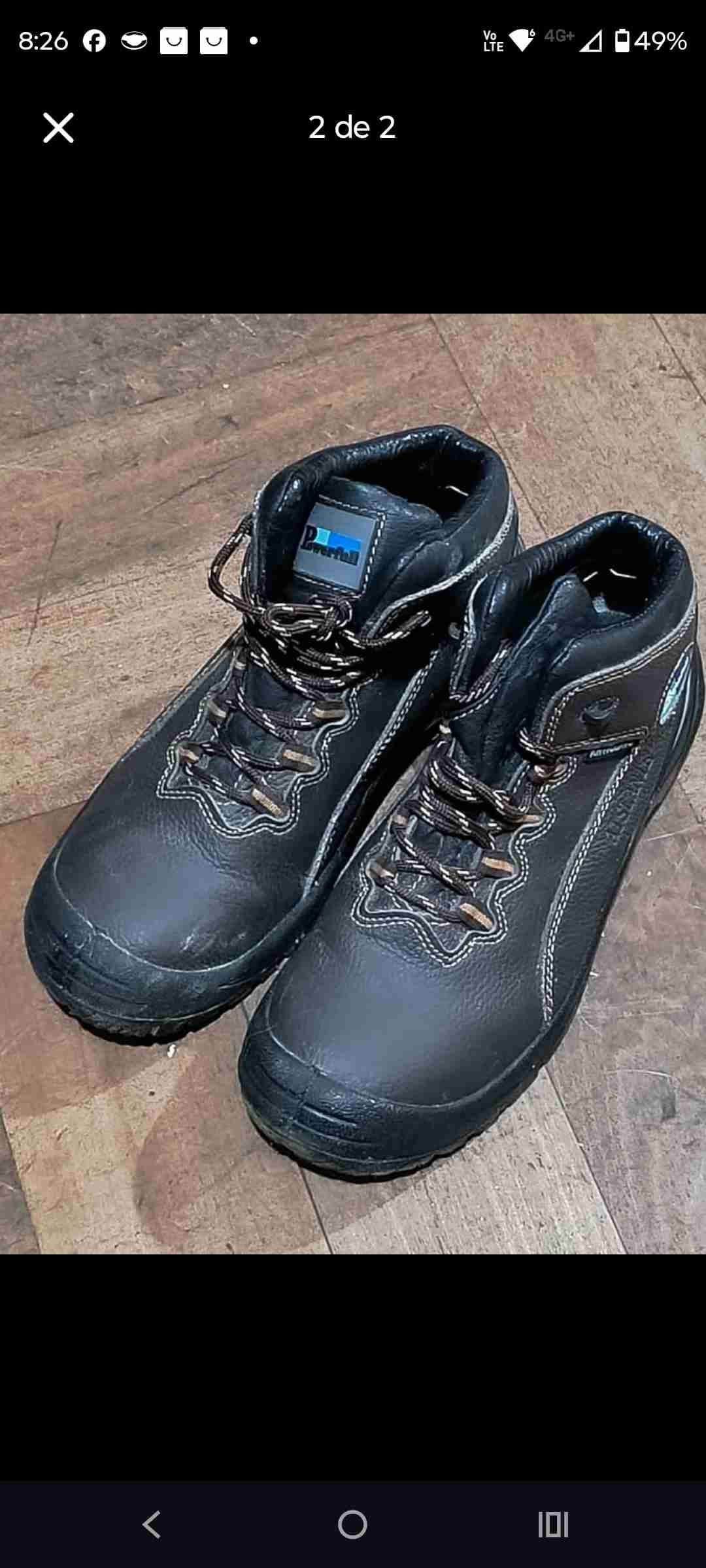 Botas de cuero negras - miniatura 1