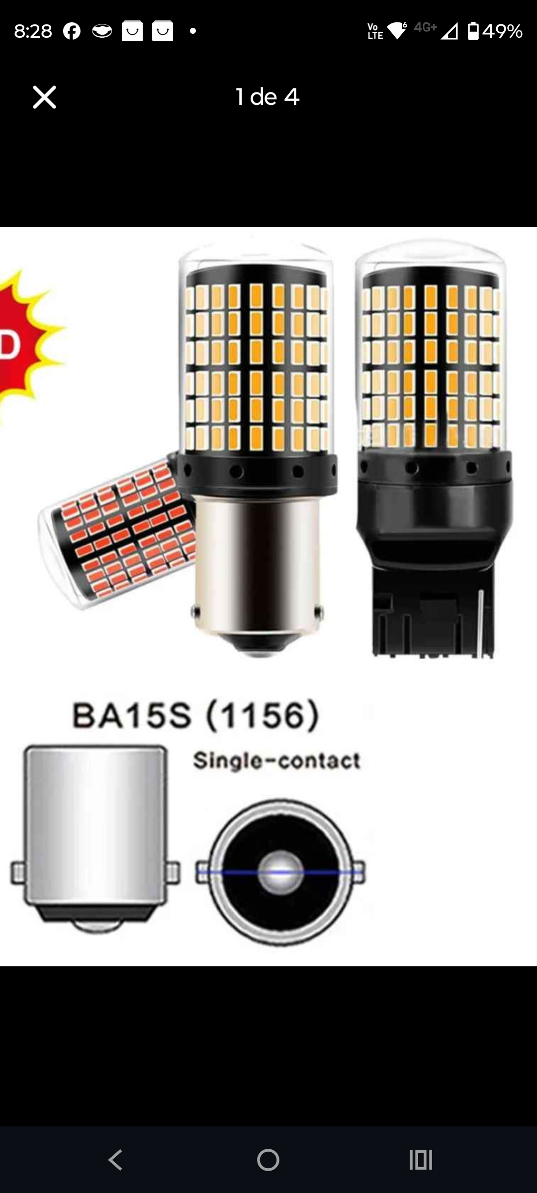 Ampolleta LED para auto - miniatura 2