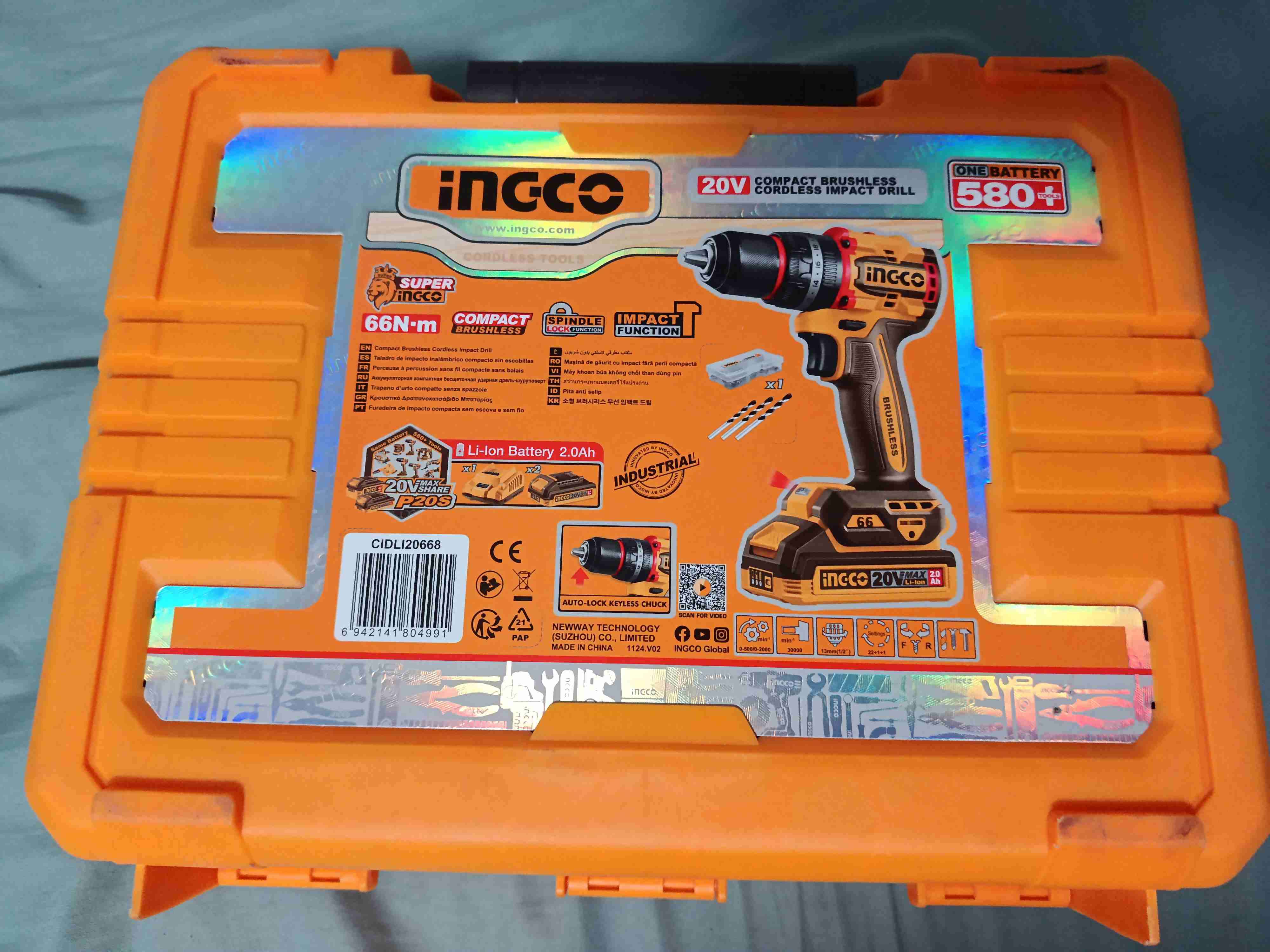 Taladro inalámbrico Ingco 20V - miniatura 5