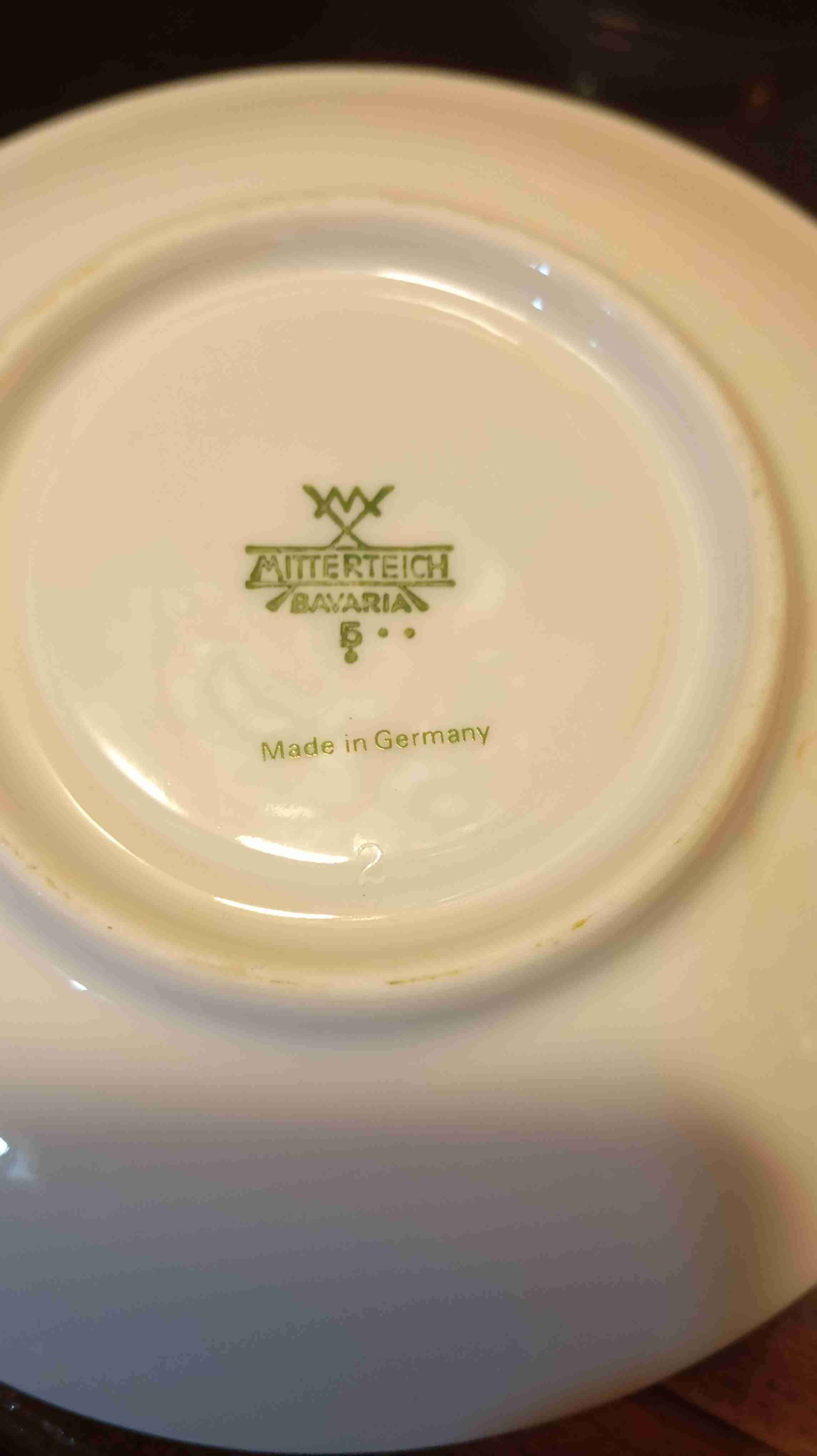 Trío de tacitas alemanas - miniatura 3