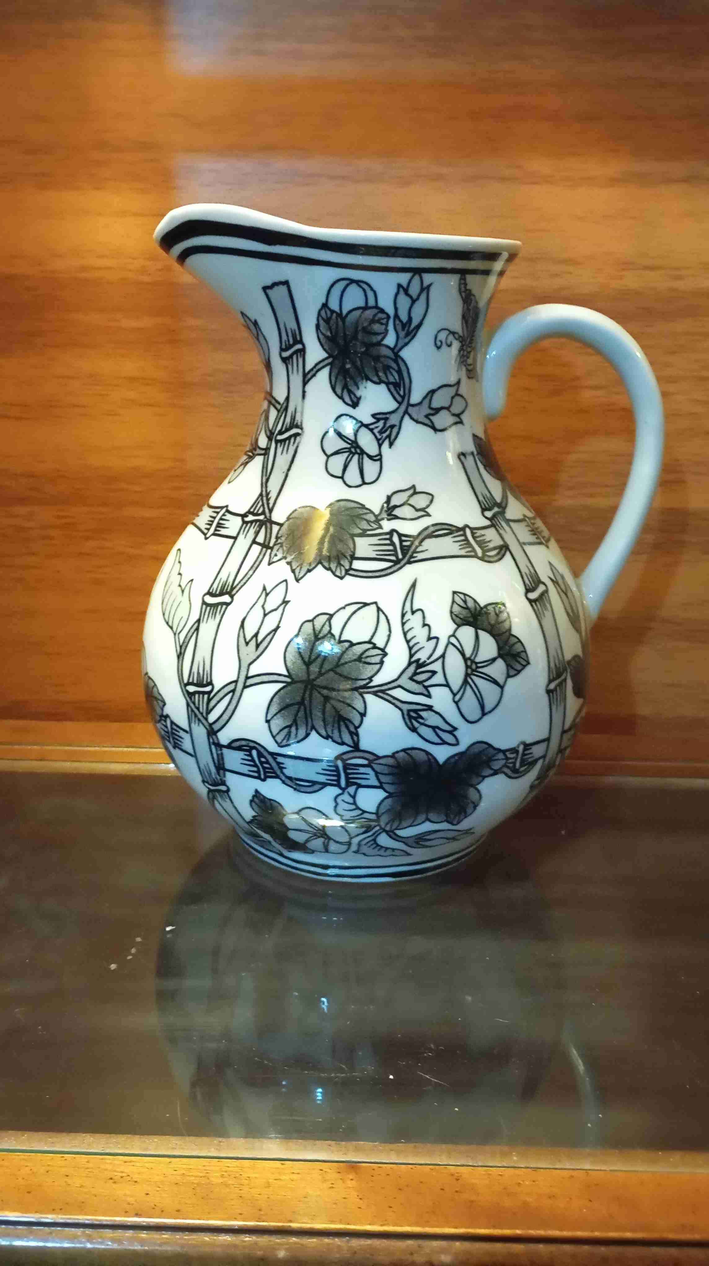 Jarro de cerámica floral - miniatura 2