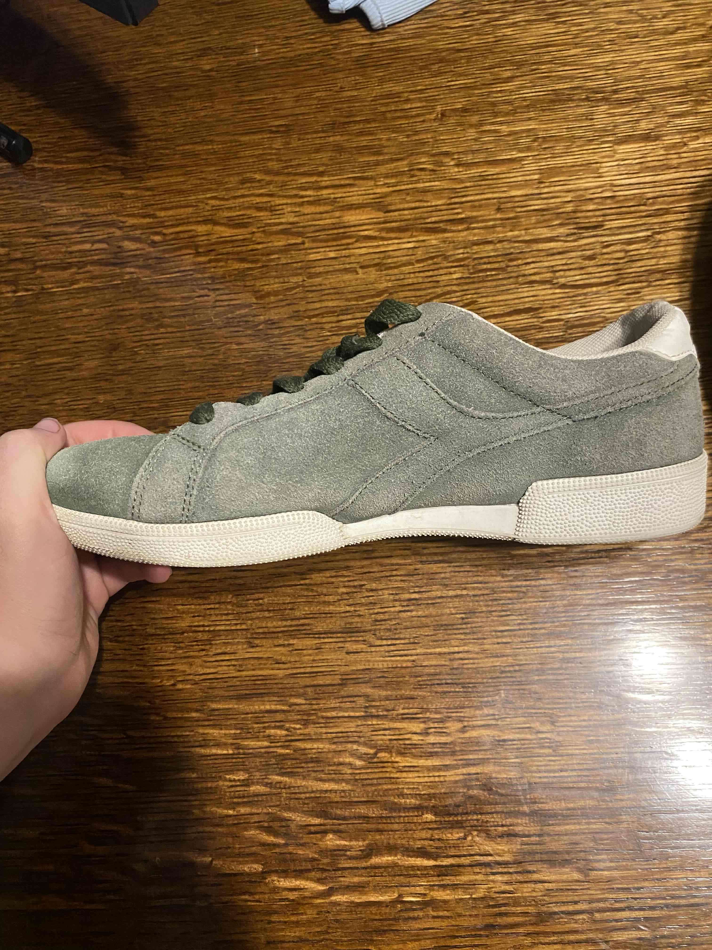 Zapatillas verdes de gamuza - miniatura 2