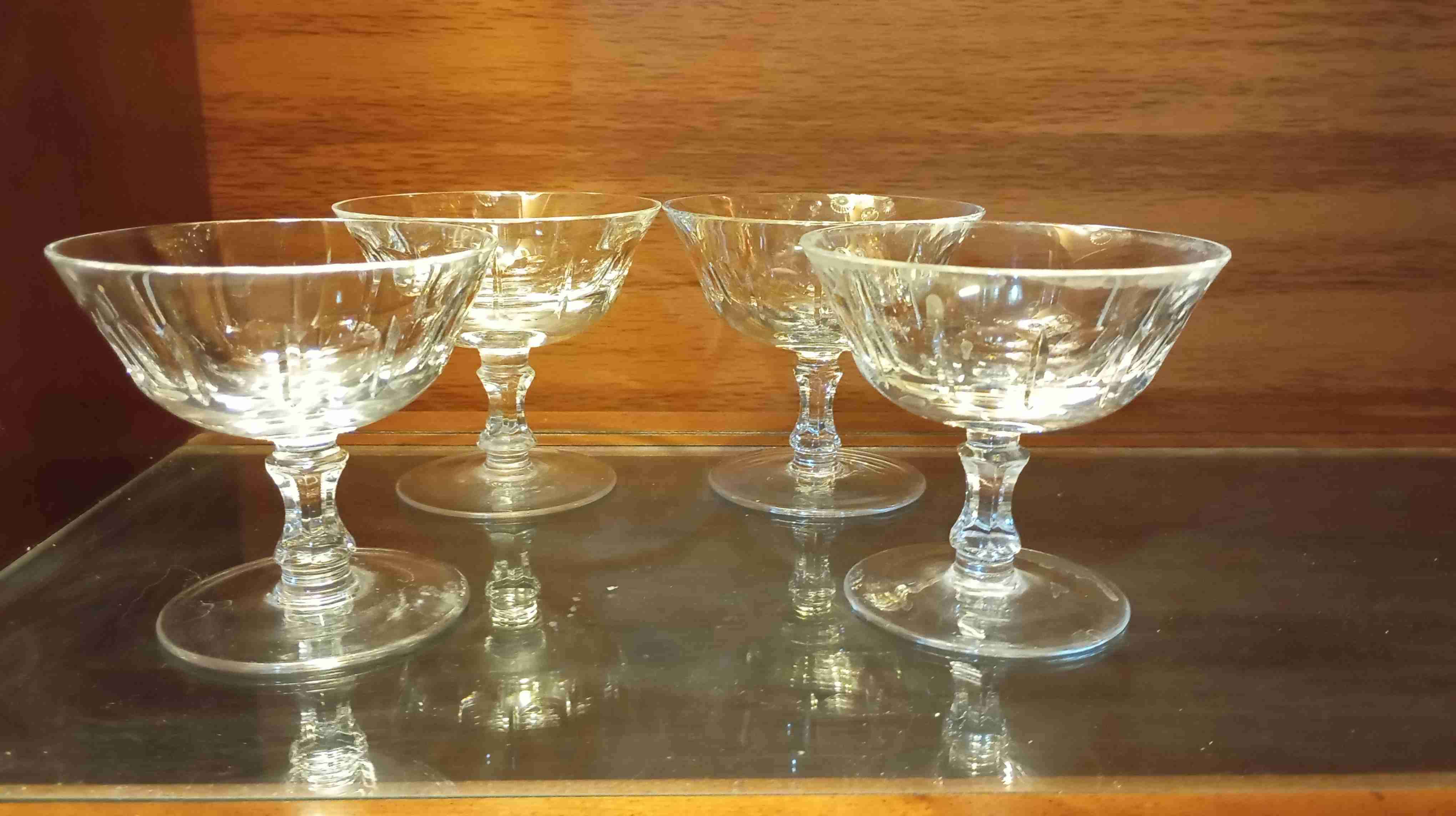 Copas de cristal champán - miniatura 1