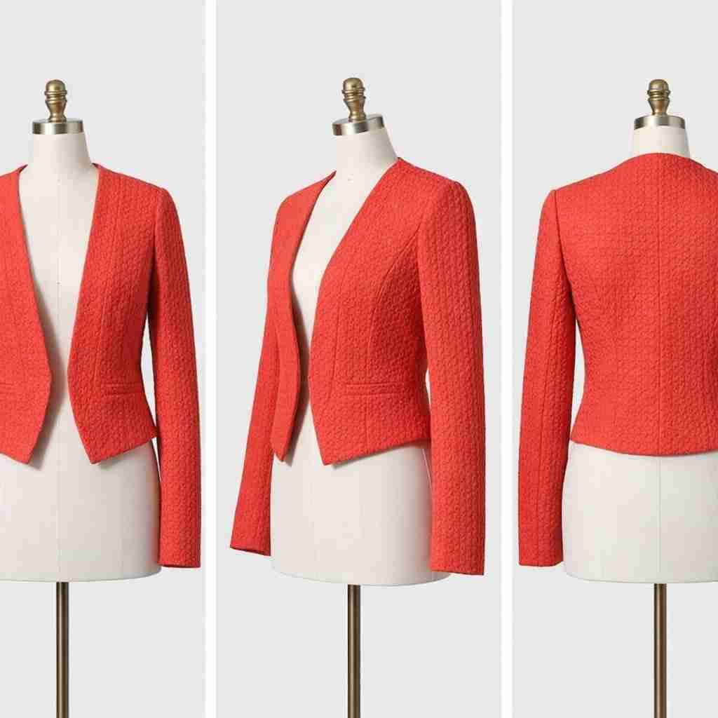 Blazer corto rojo - miniatura 1