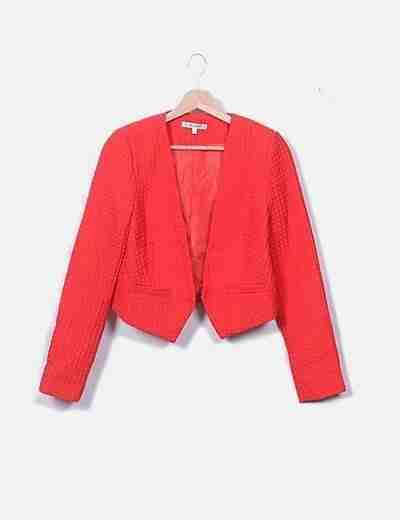 Blazer corto rojo - miniatura 2