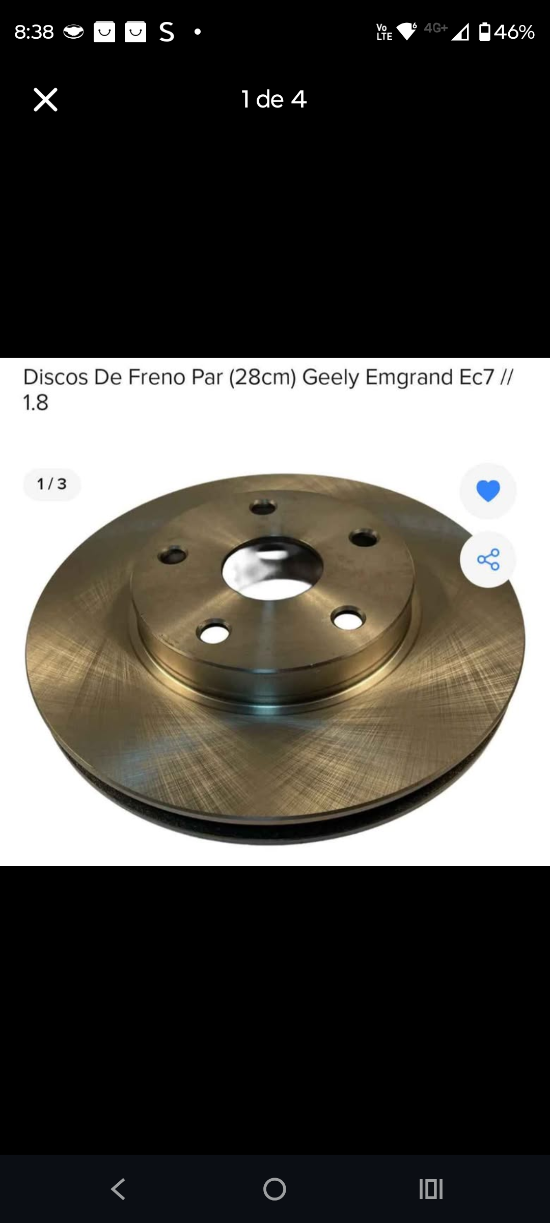 Disco de freno delantero para Geely Emgrand - 3