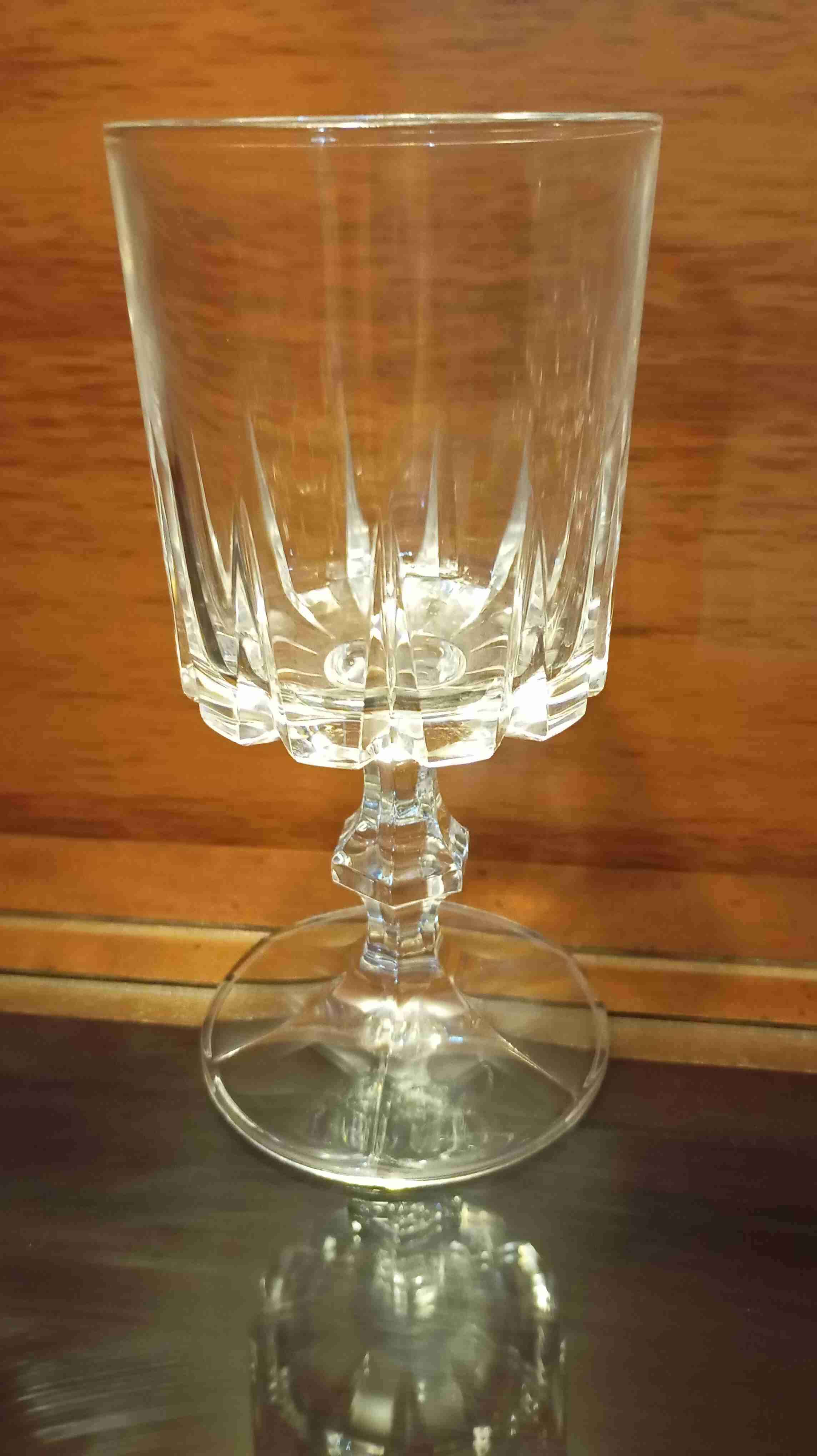 Juego de copas de vino de cristal - 2