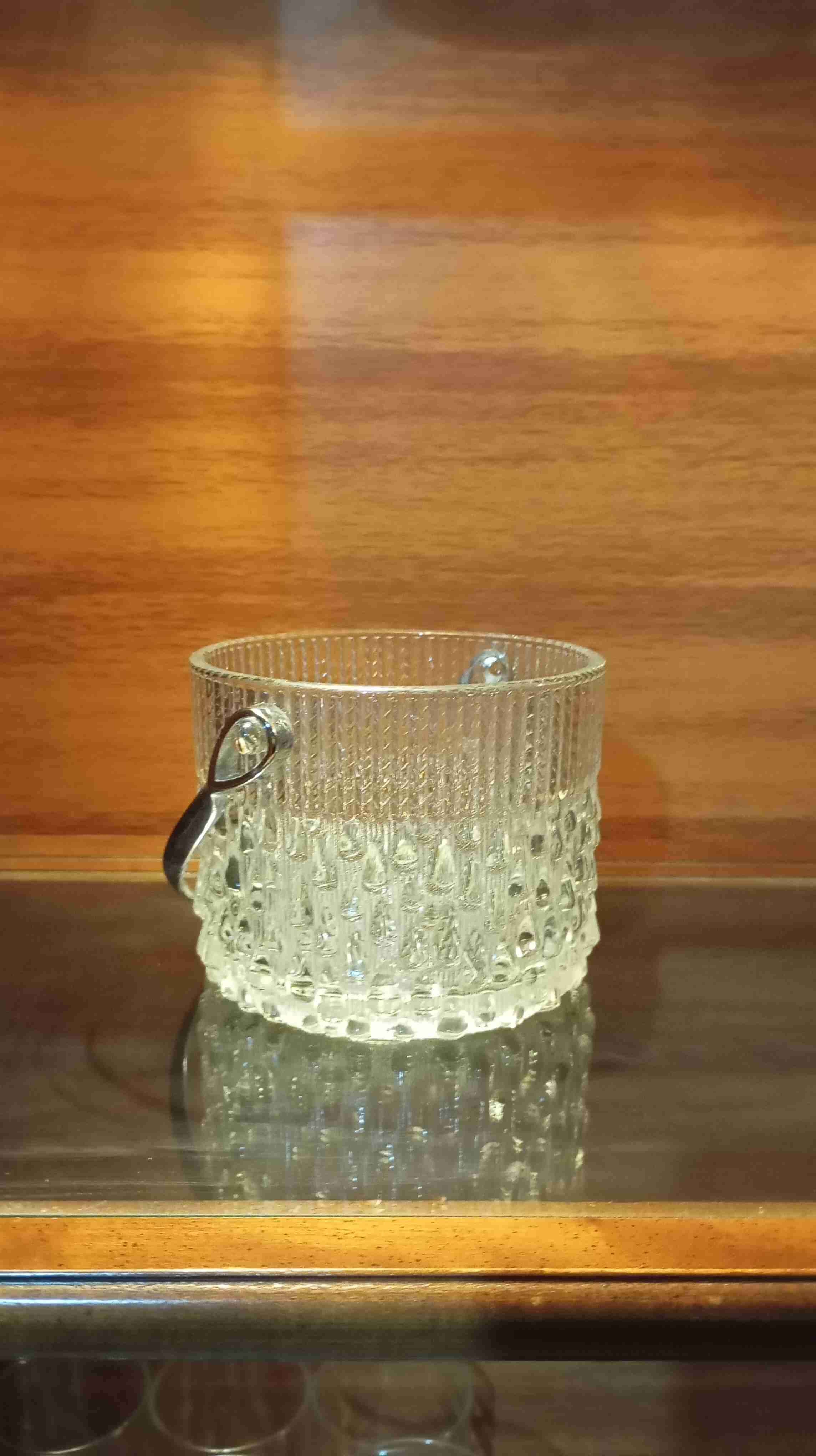 Cubeta de hielo de vidrio tallado - miniatura 1