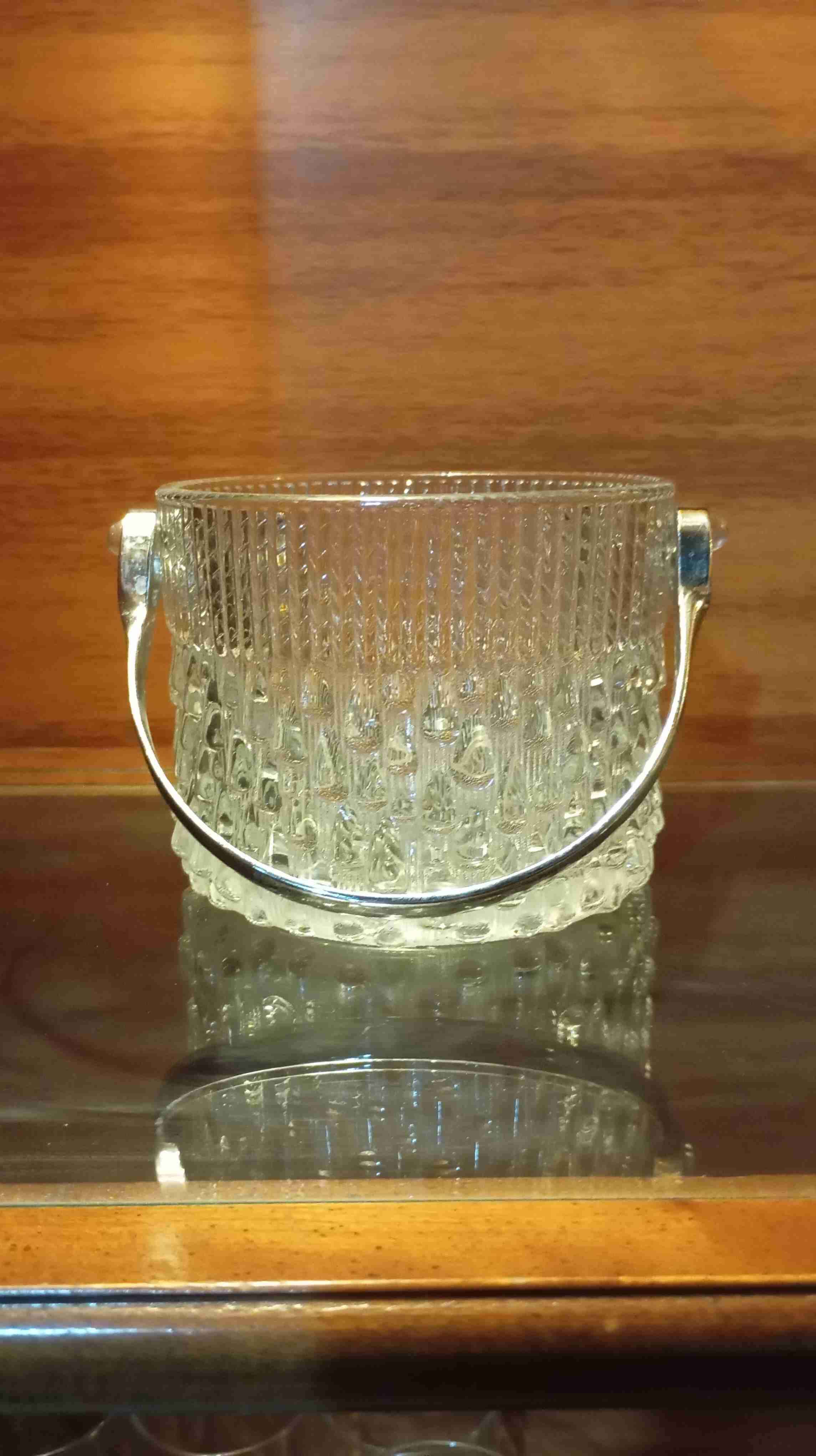 Cubeta de hielo de vidrio tallado - miniatura 2