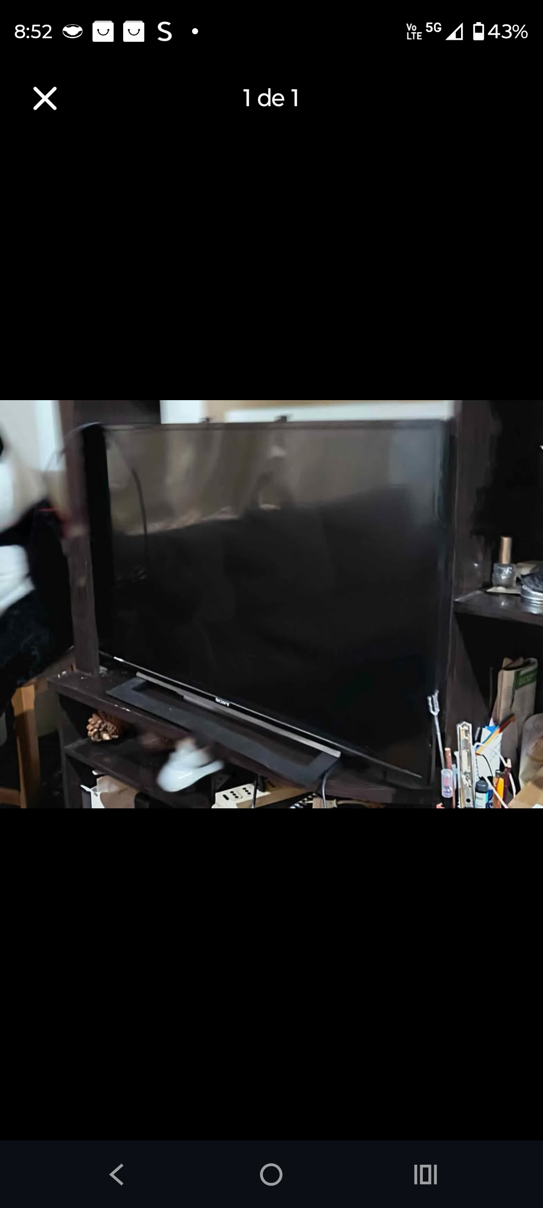 Televisor Sony pantalla plana