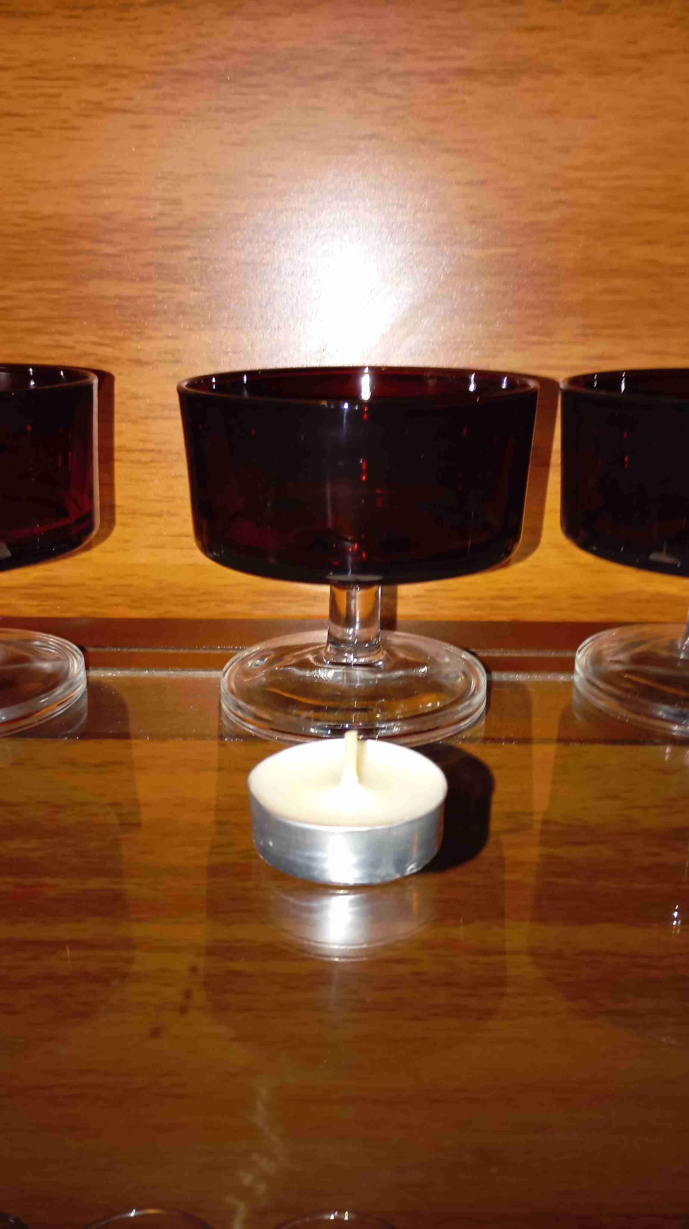 Set de copas de vidrio francesas. - 3