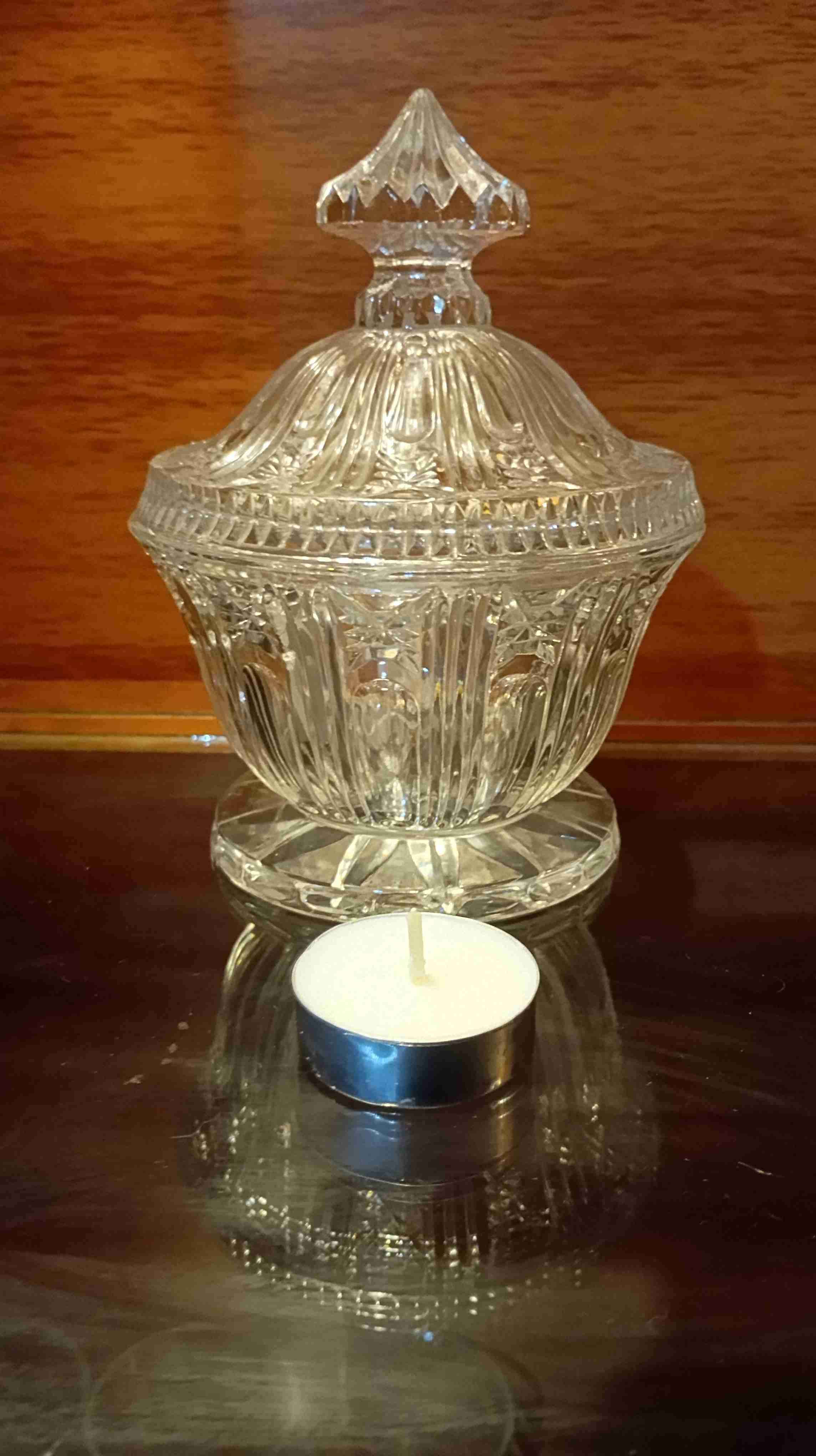 Dulcera de cristal vintage - miniatura 3