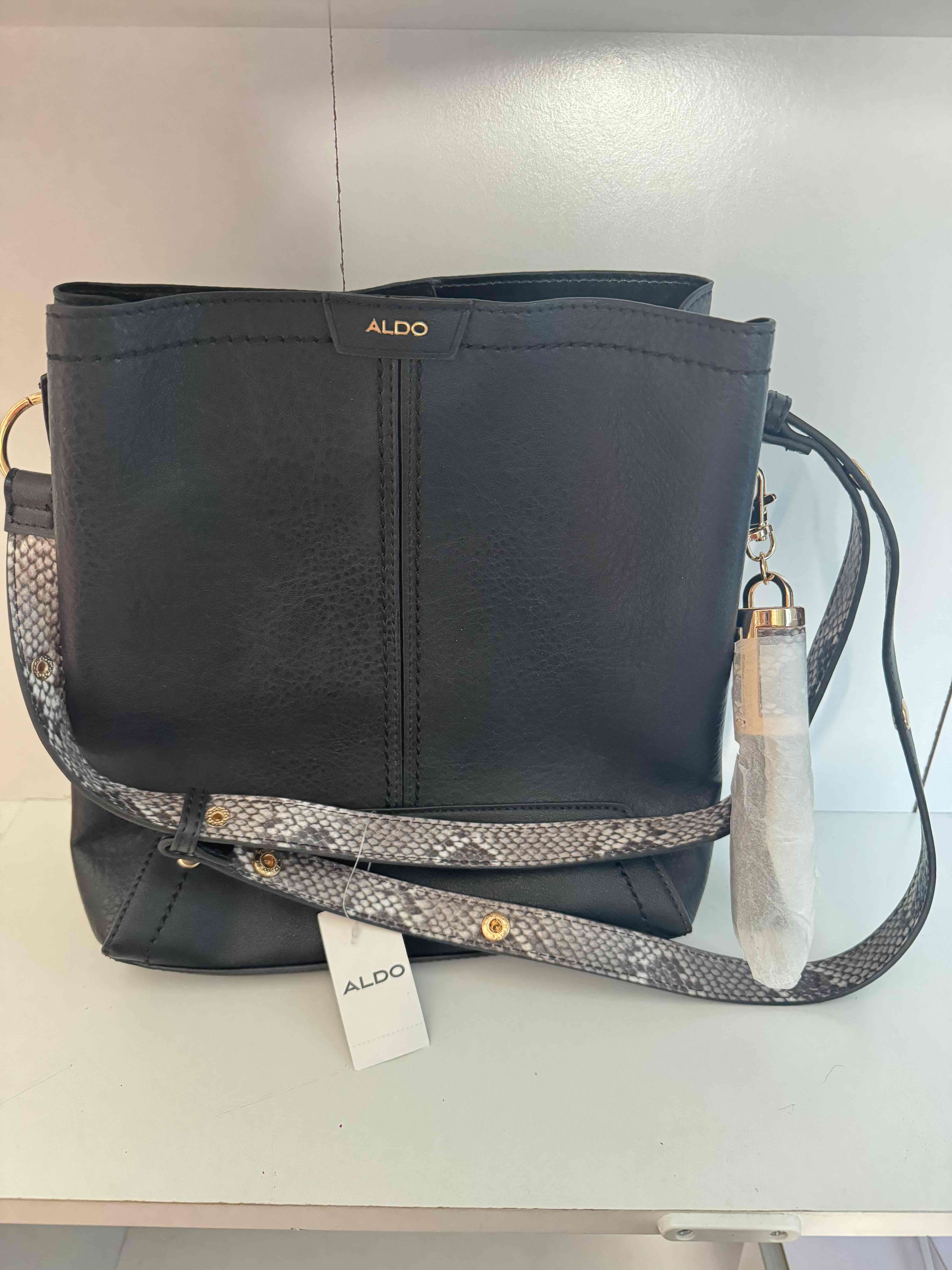 Cartera negra ALDO con correa - 2