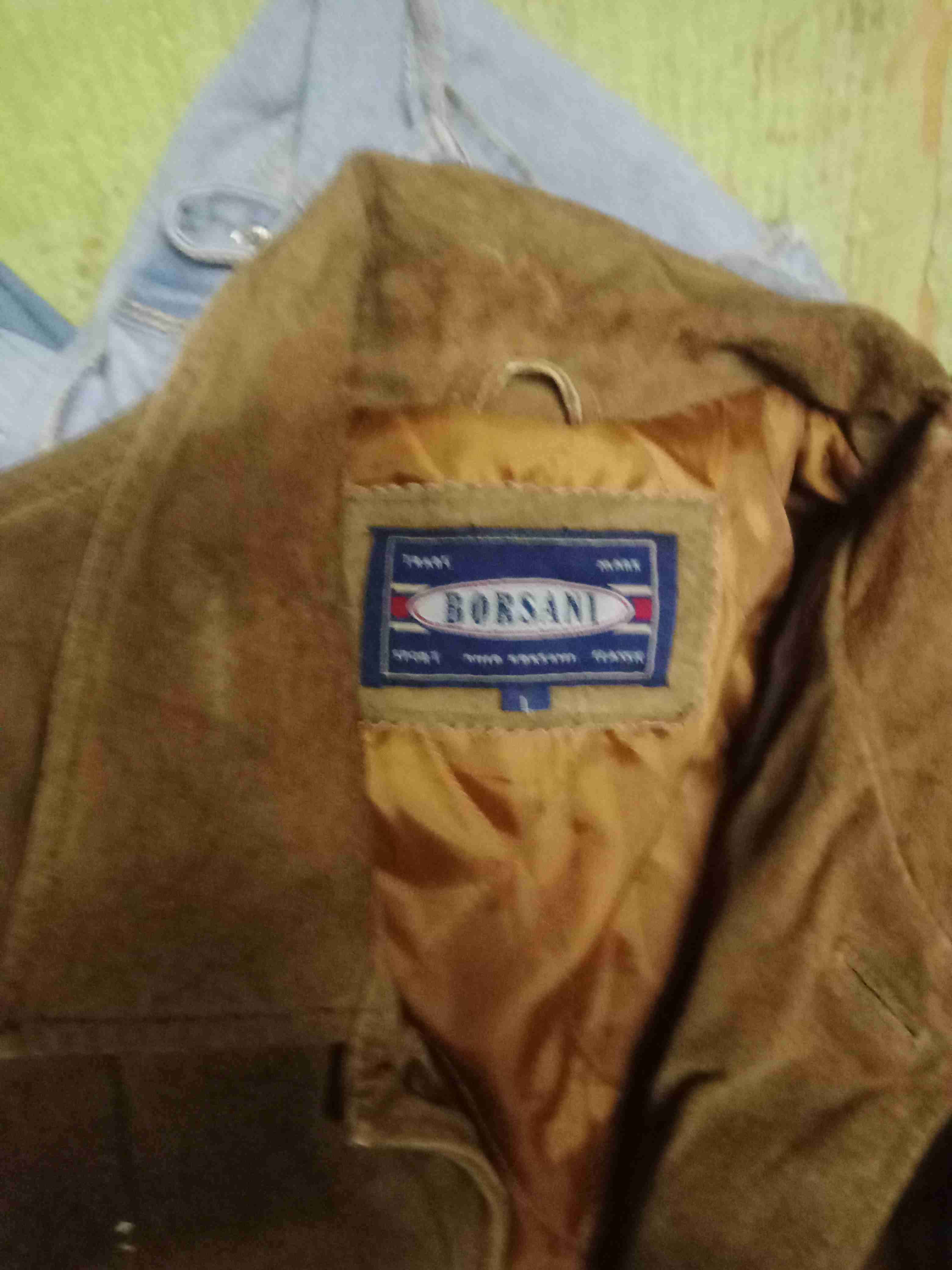 Chaqueta de gamuza café - miniatura 2