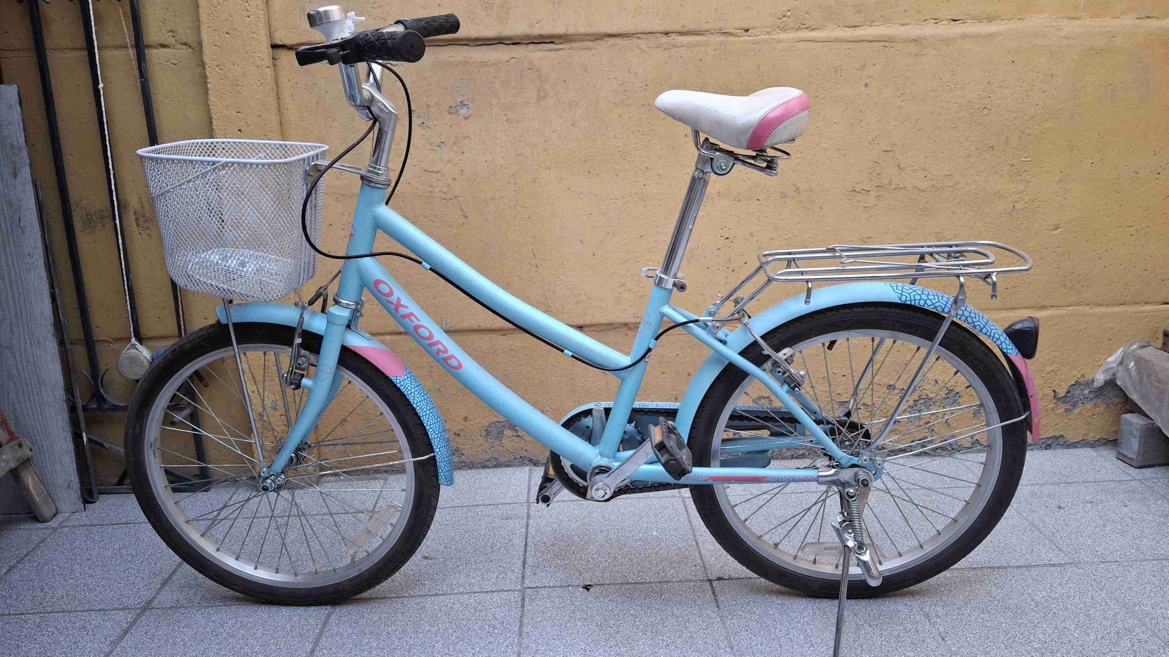 Bicicleta urbana Oxford celeste