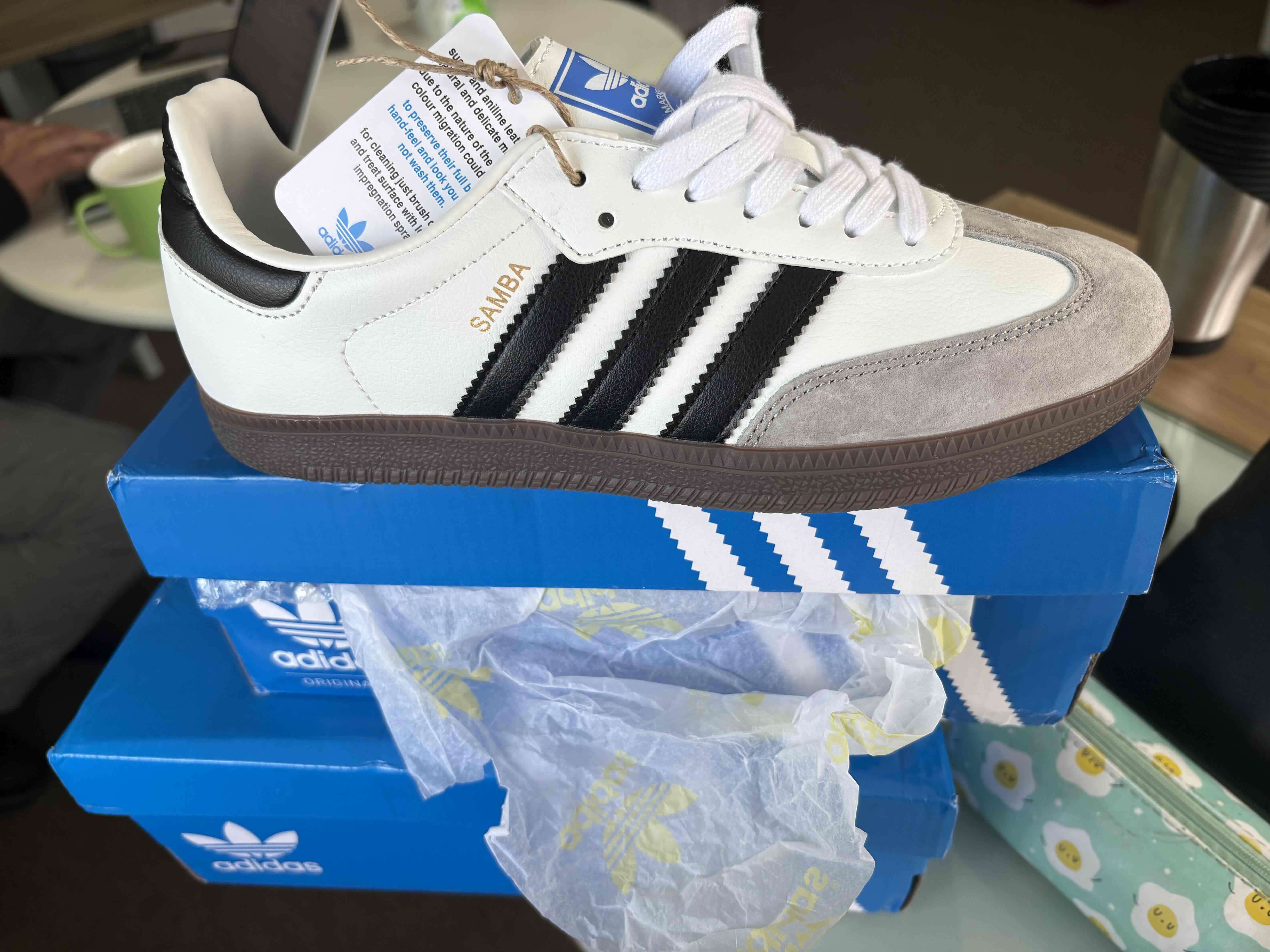 Zapatillas Adidas Samba blancas - 1