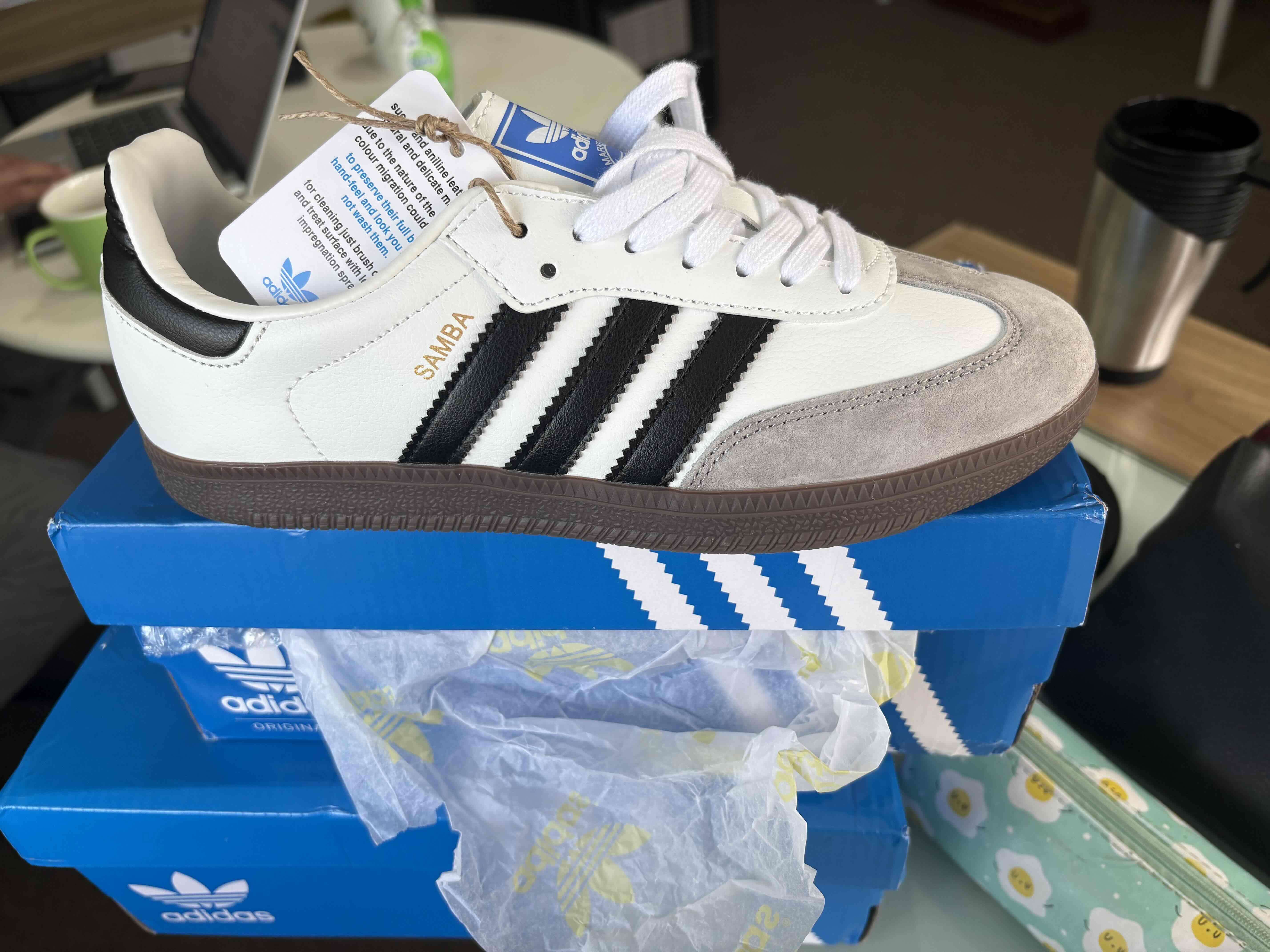 Zapatillas Adidas Samba blancas - 6