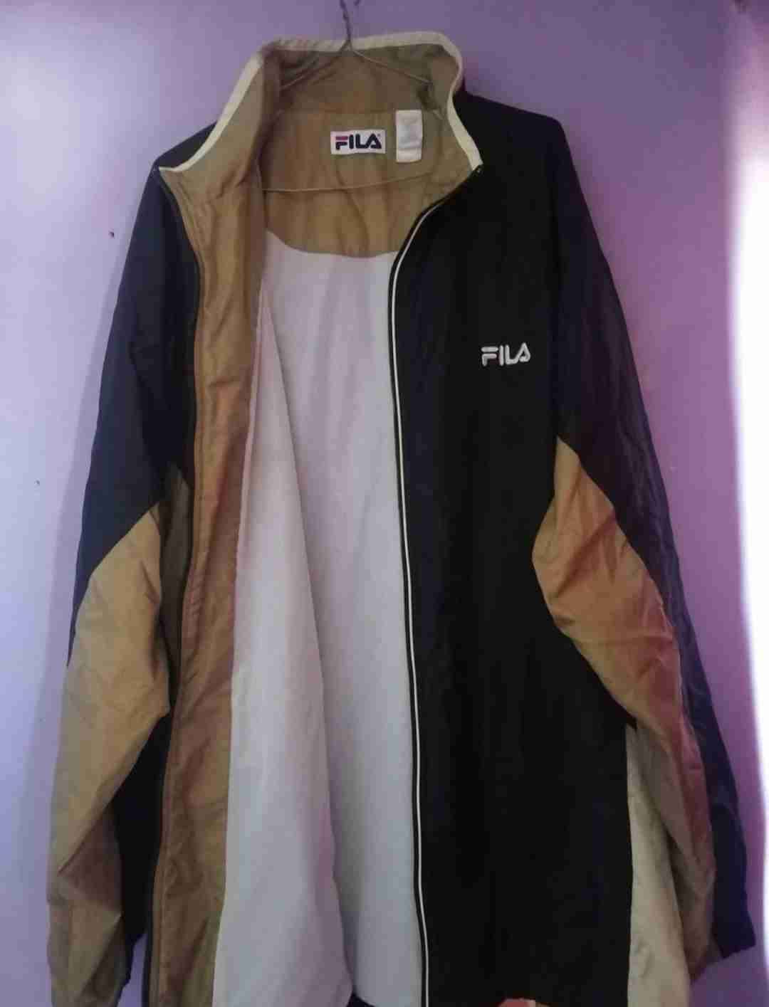 Cortaviento Fila negro y beige - miniatura 2