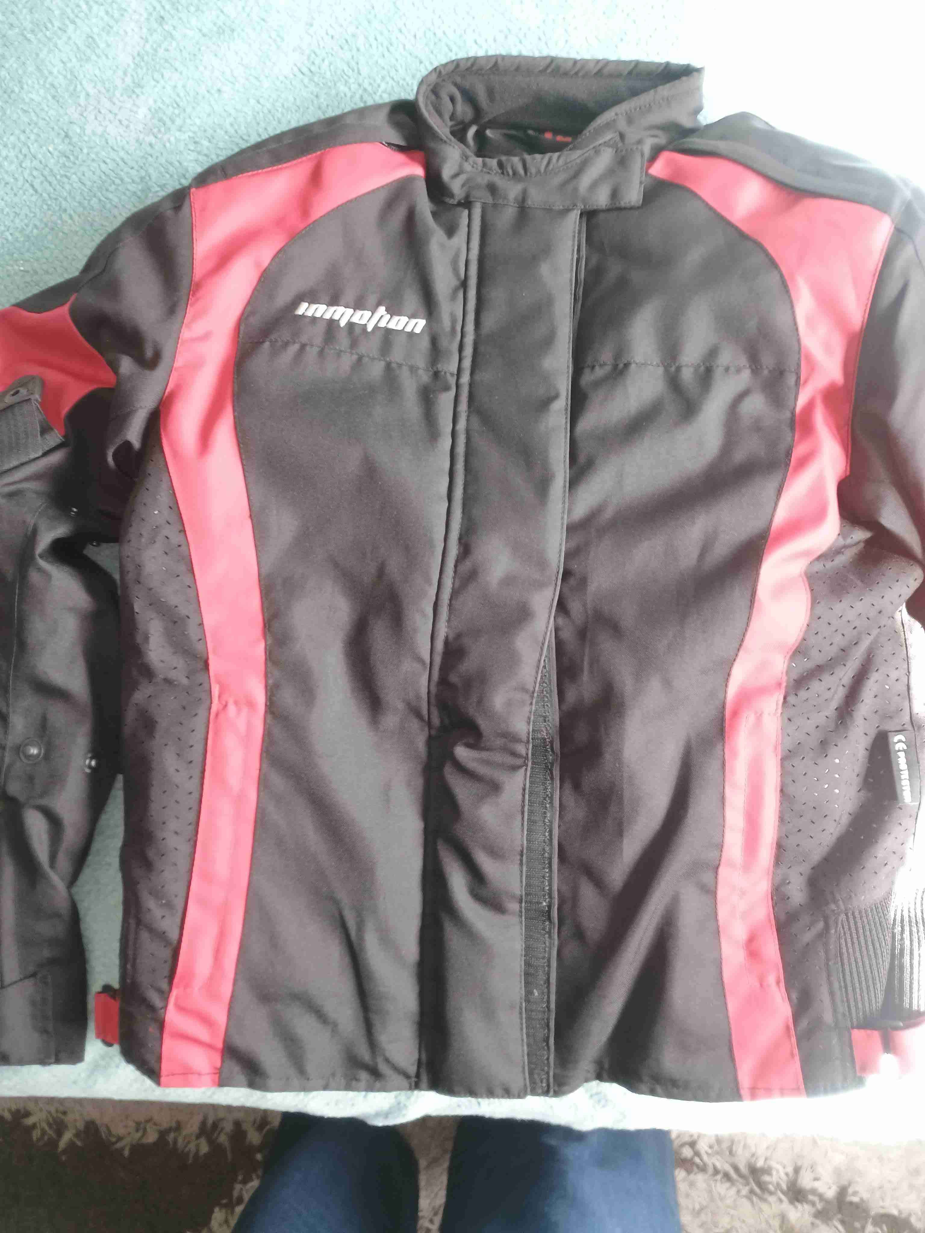 Chaqueta motera negra von roja - miniatura 1