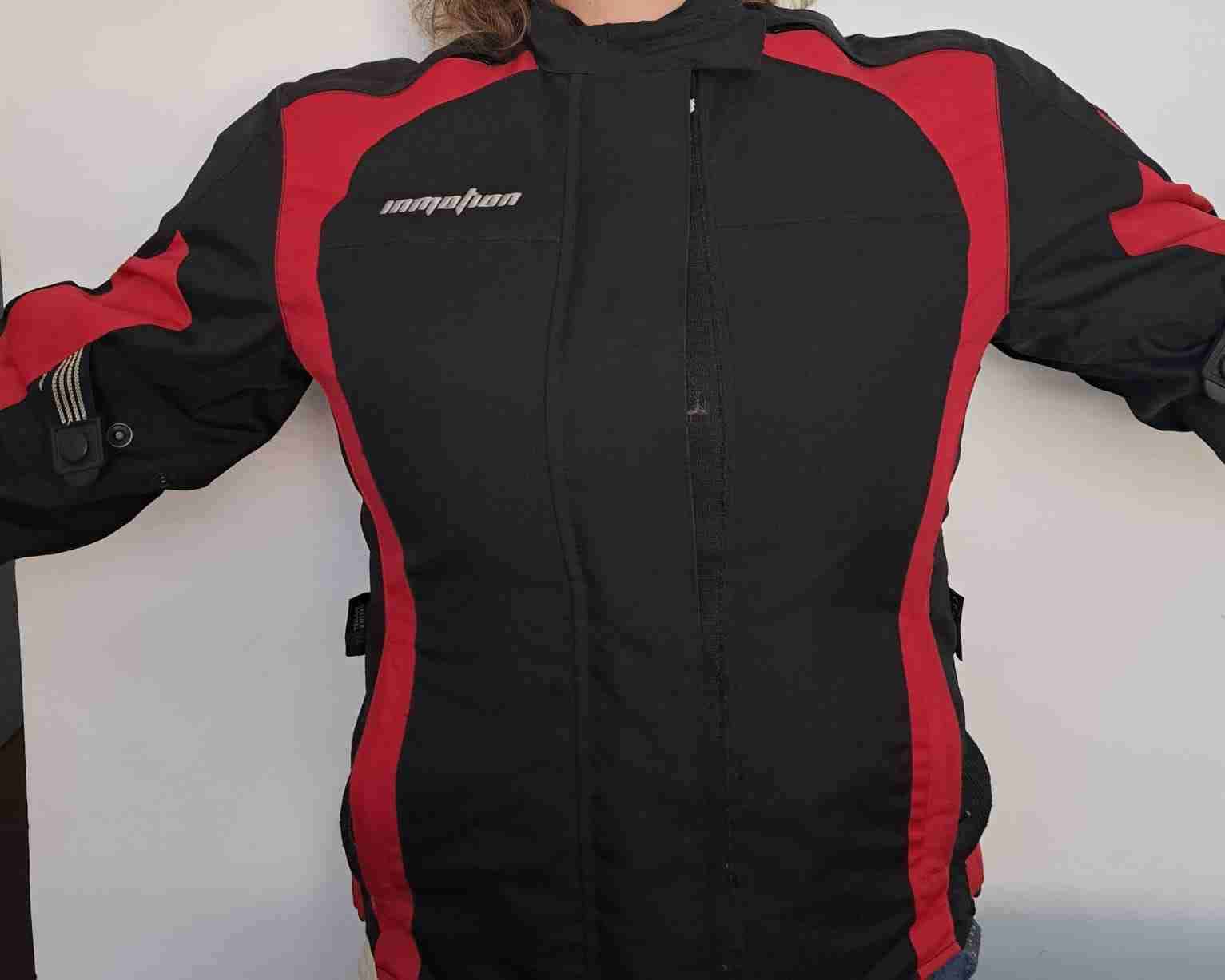 Chaqueta motera negra von roja - miniatura 6