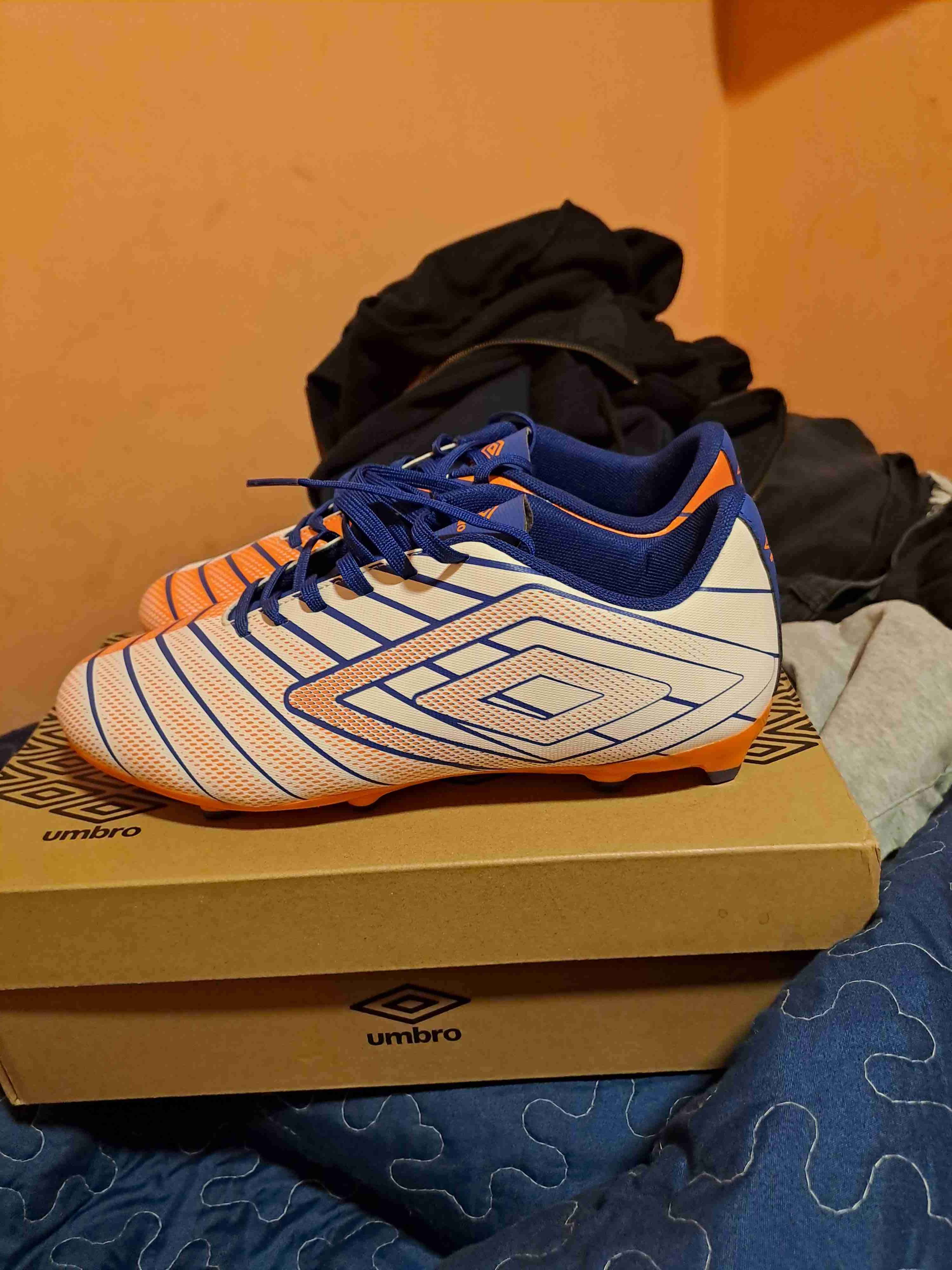 Zapatos deportivos Umbro naranjas y azules - miniatura 2
