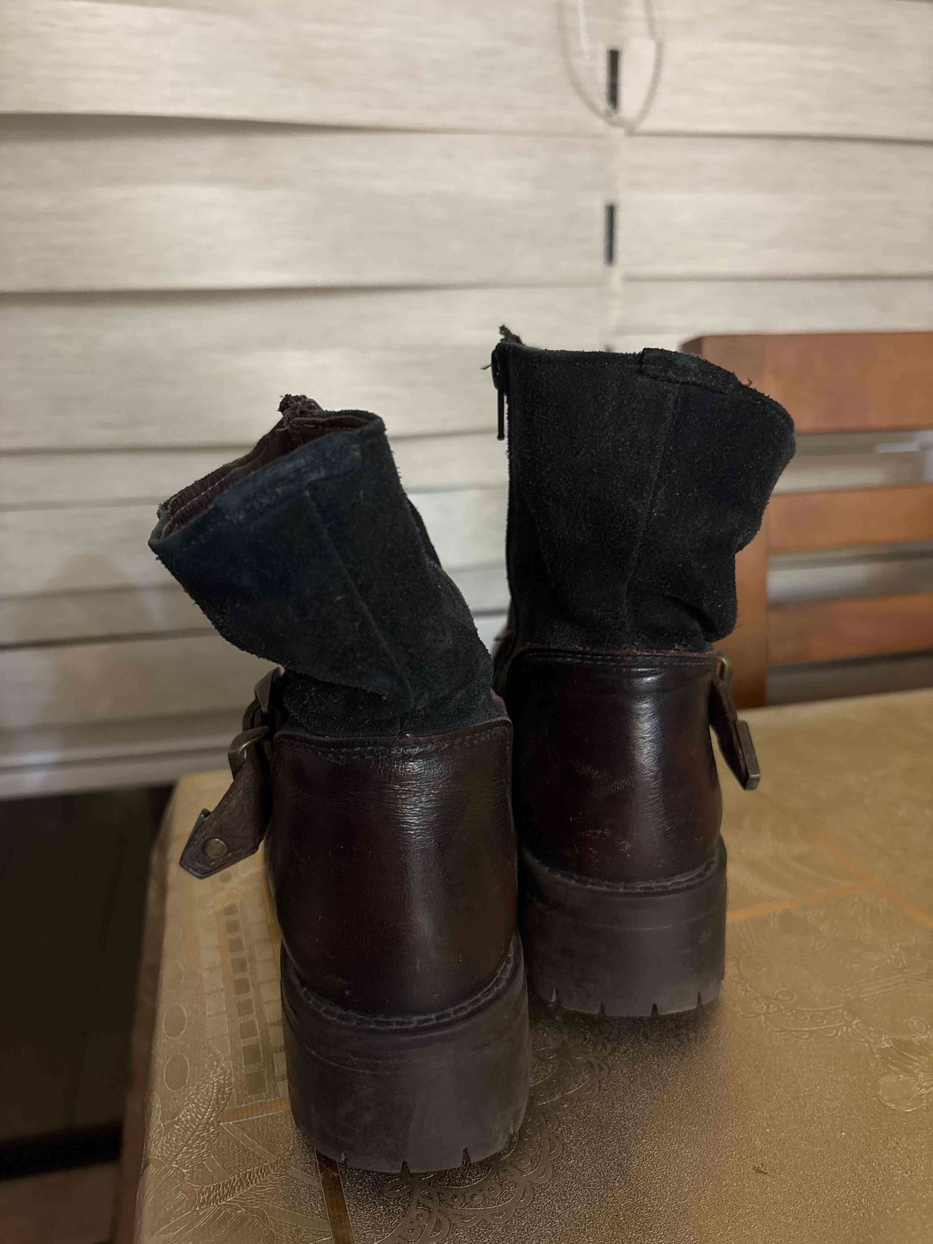 Botines negros de cuero hush puppies - miniatura 3