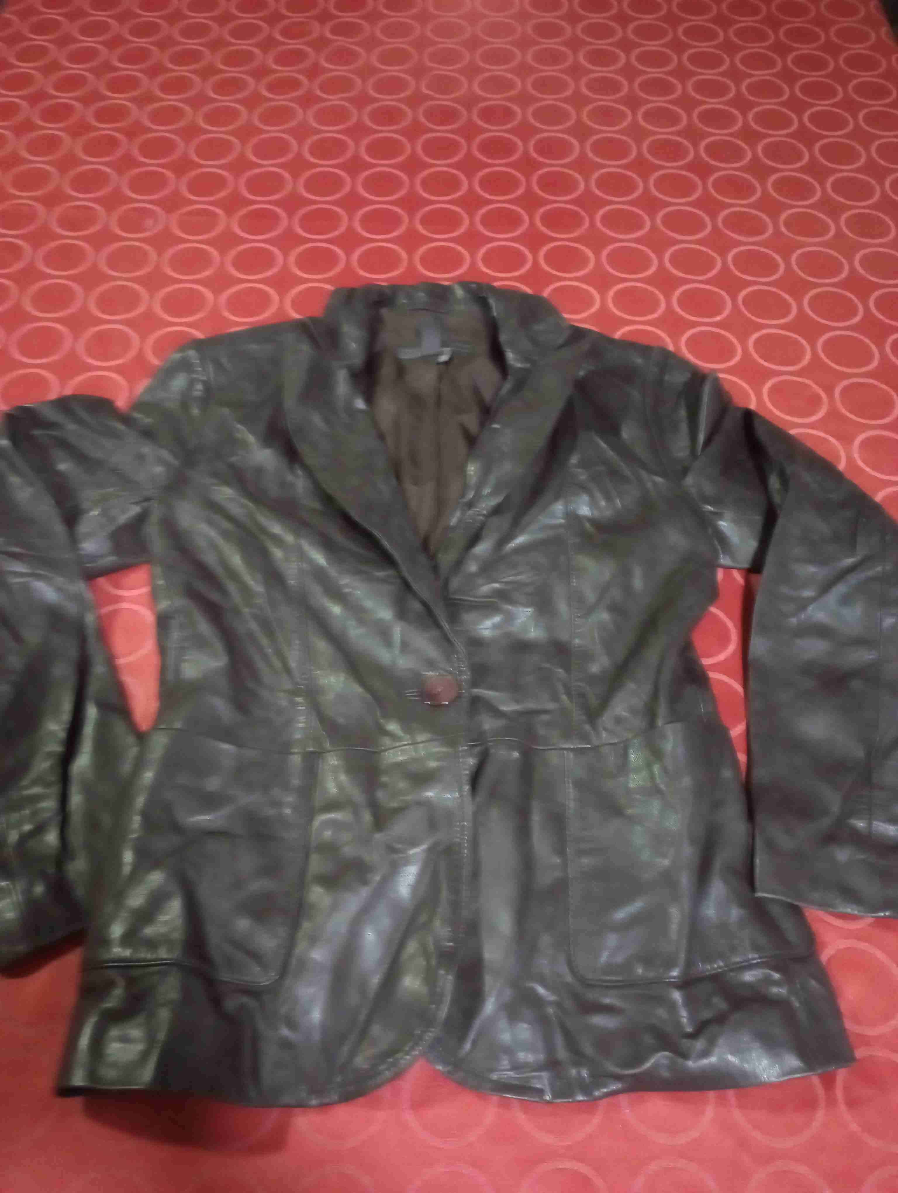 Blazer de cuero negro - miniatura 3