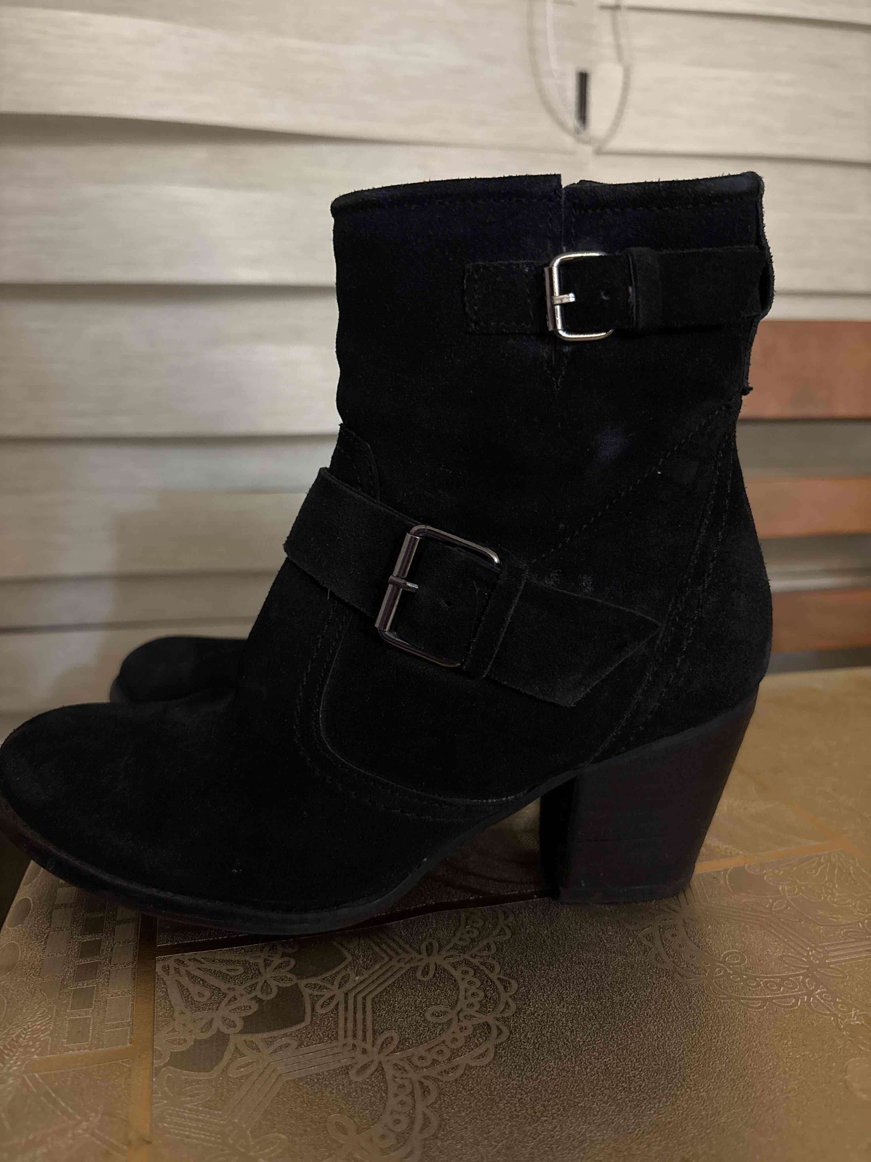 Botines negros de gamuza Gacel talla 35 - miniatura 2