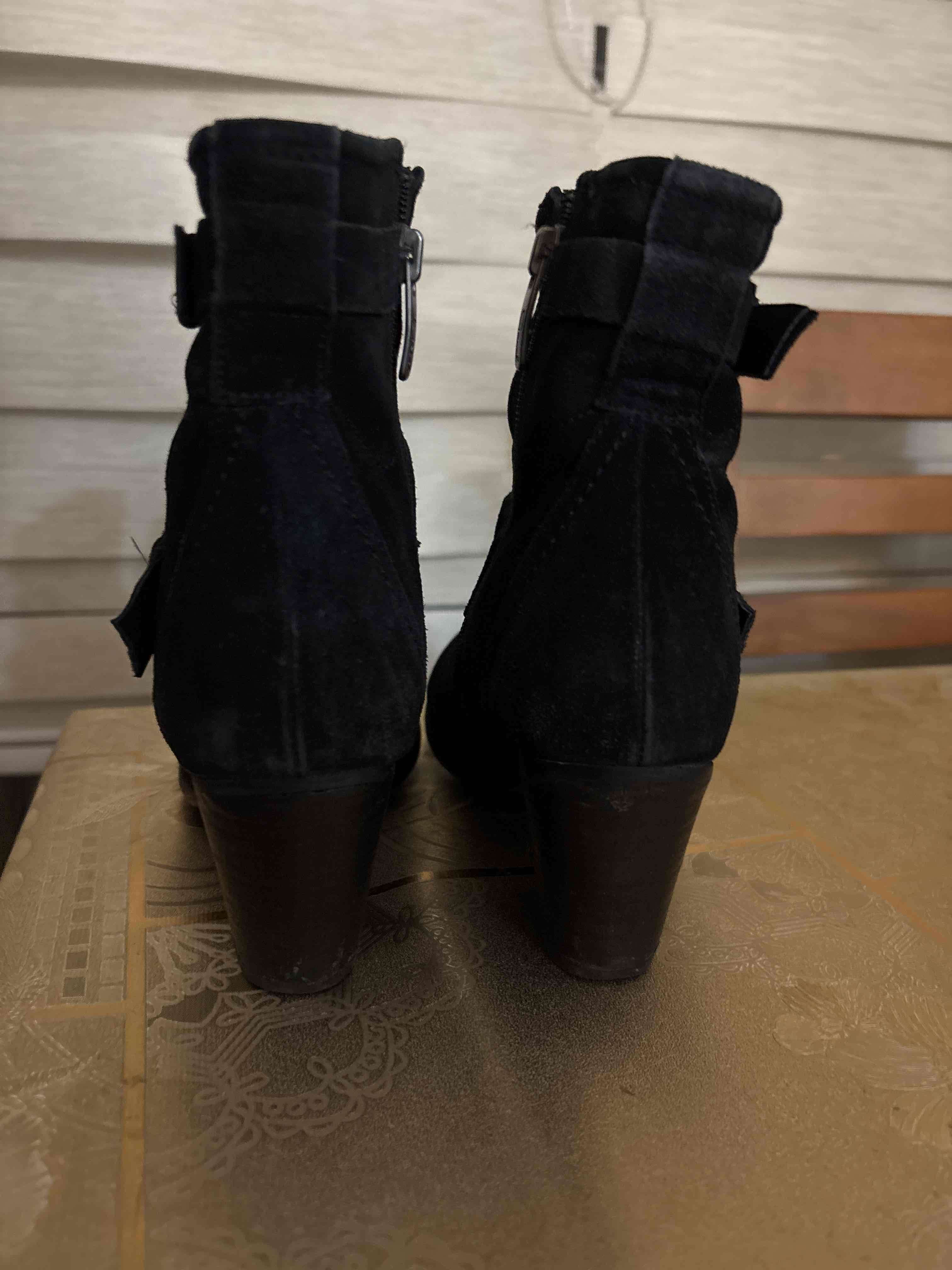 Botines negros de gamuza Gacel talla 35 - miniatura 3