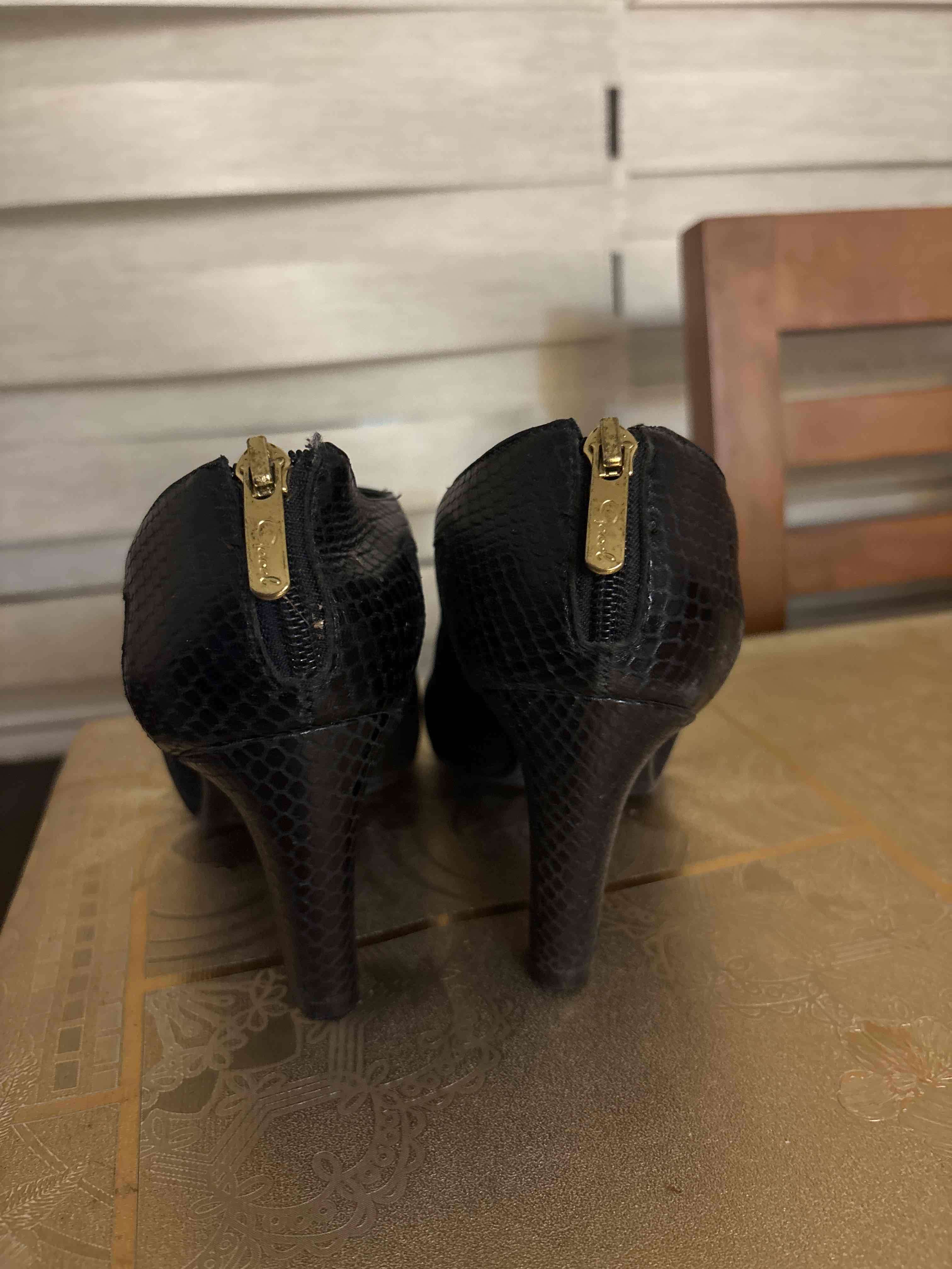 Botines negros de gamuza Gacel talla 35 - miniatura 3