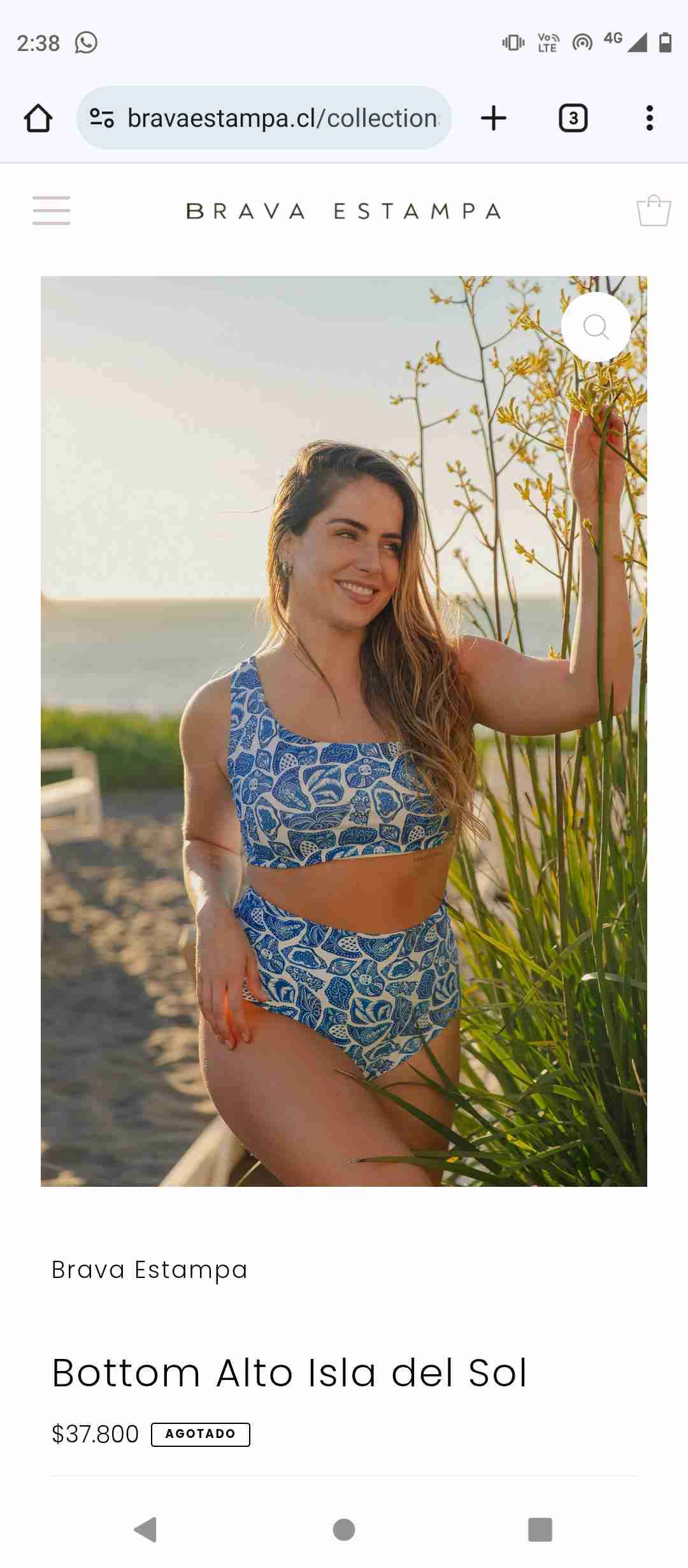 Traje Baño Brava Estampa Isla del Sol - miniatura 4