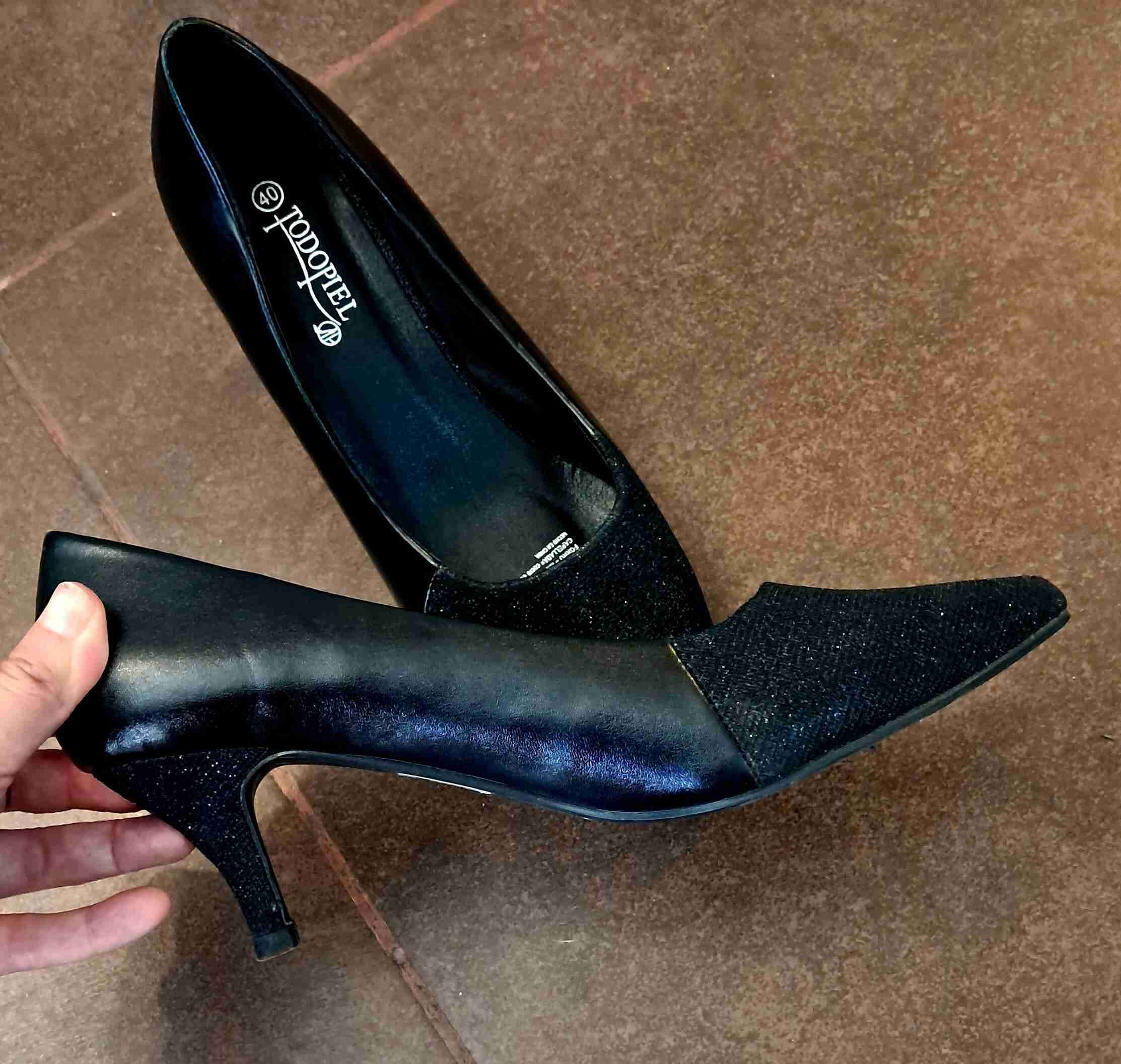 Zapatos de fiesta negros talla 40 - miniatura 2