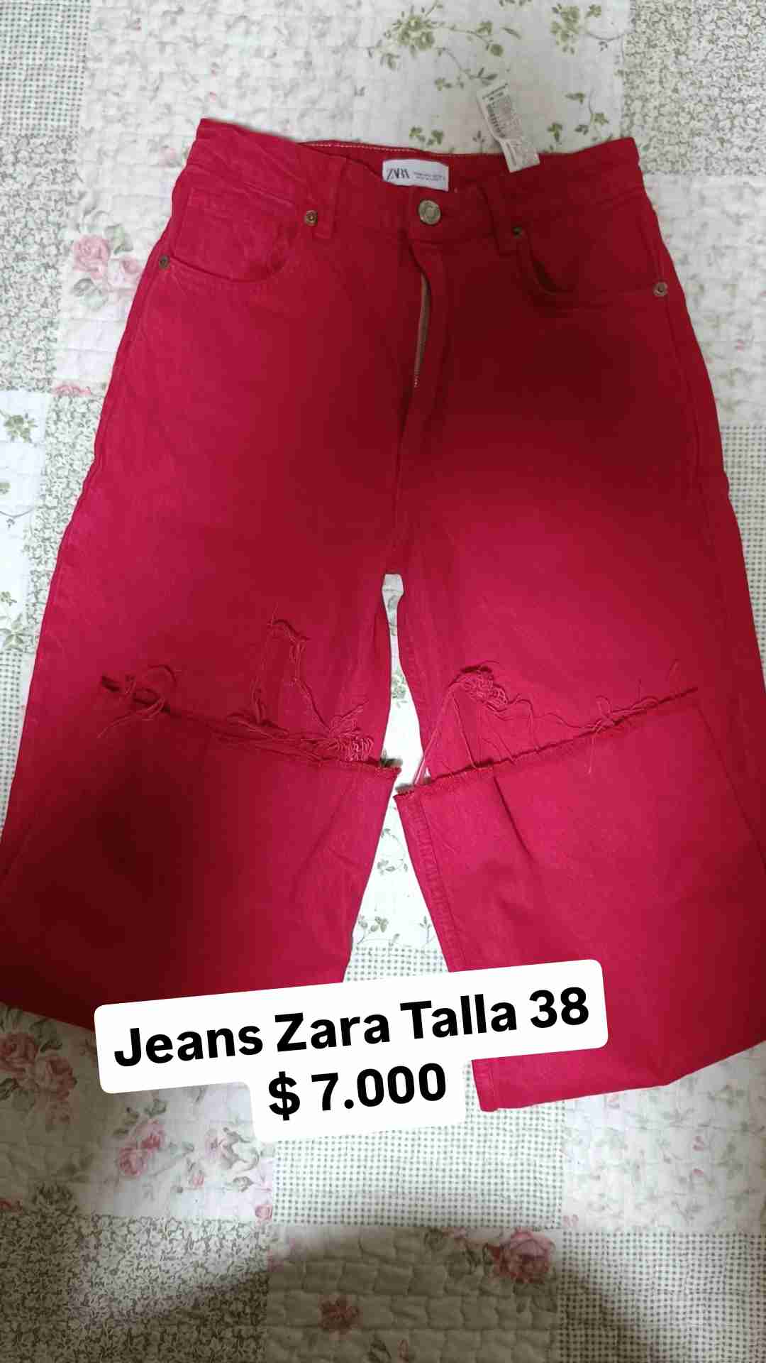 Jeans Zara talla 38 rígidos - miniatura 3