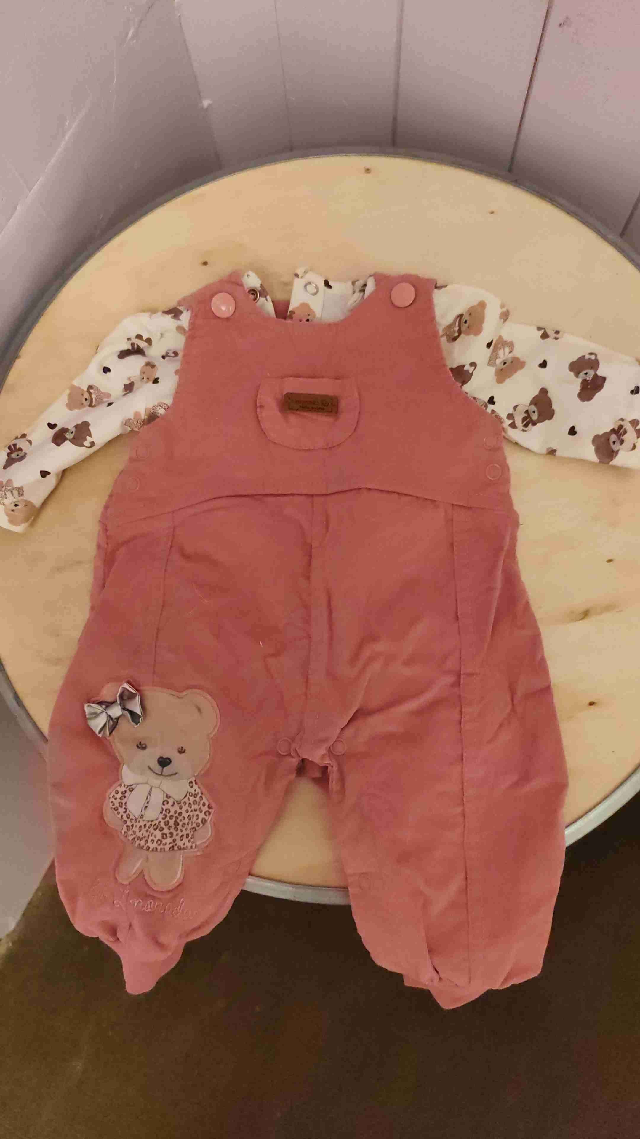 Jardinera rosada para bebé - miniatura 1