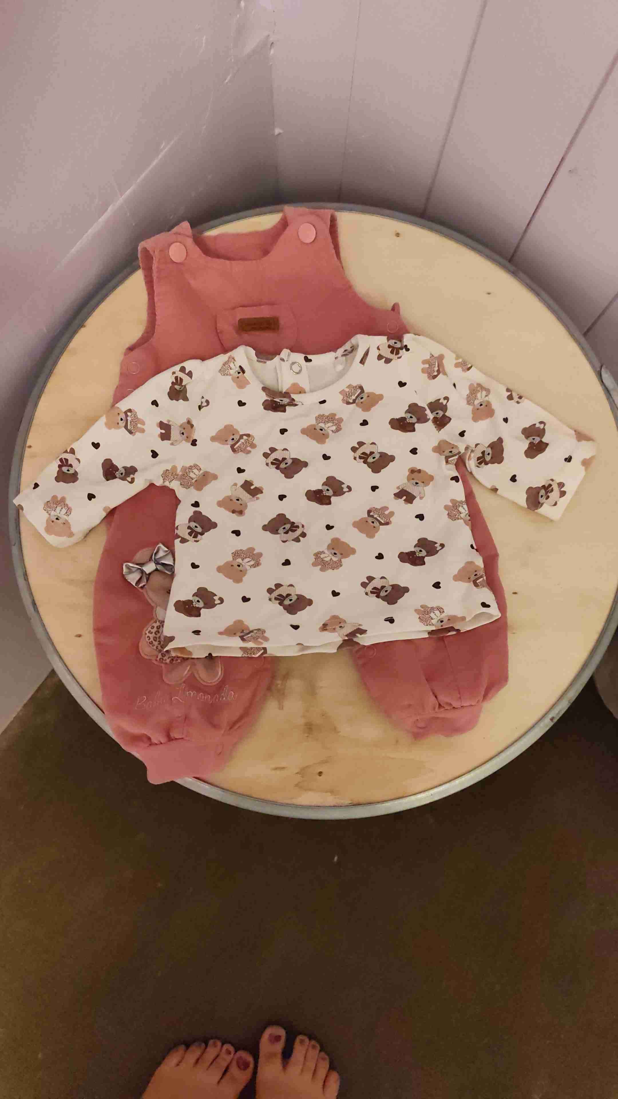 Jardinera rosada para bebé - miniatura 2