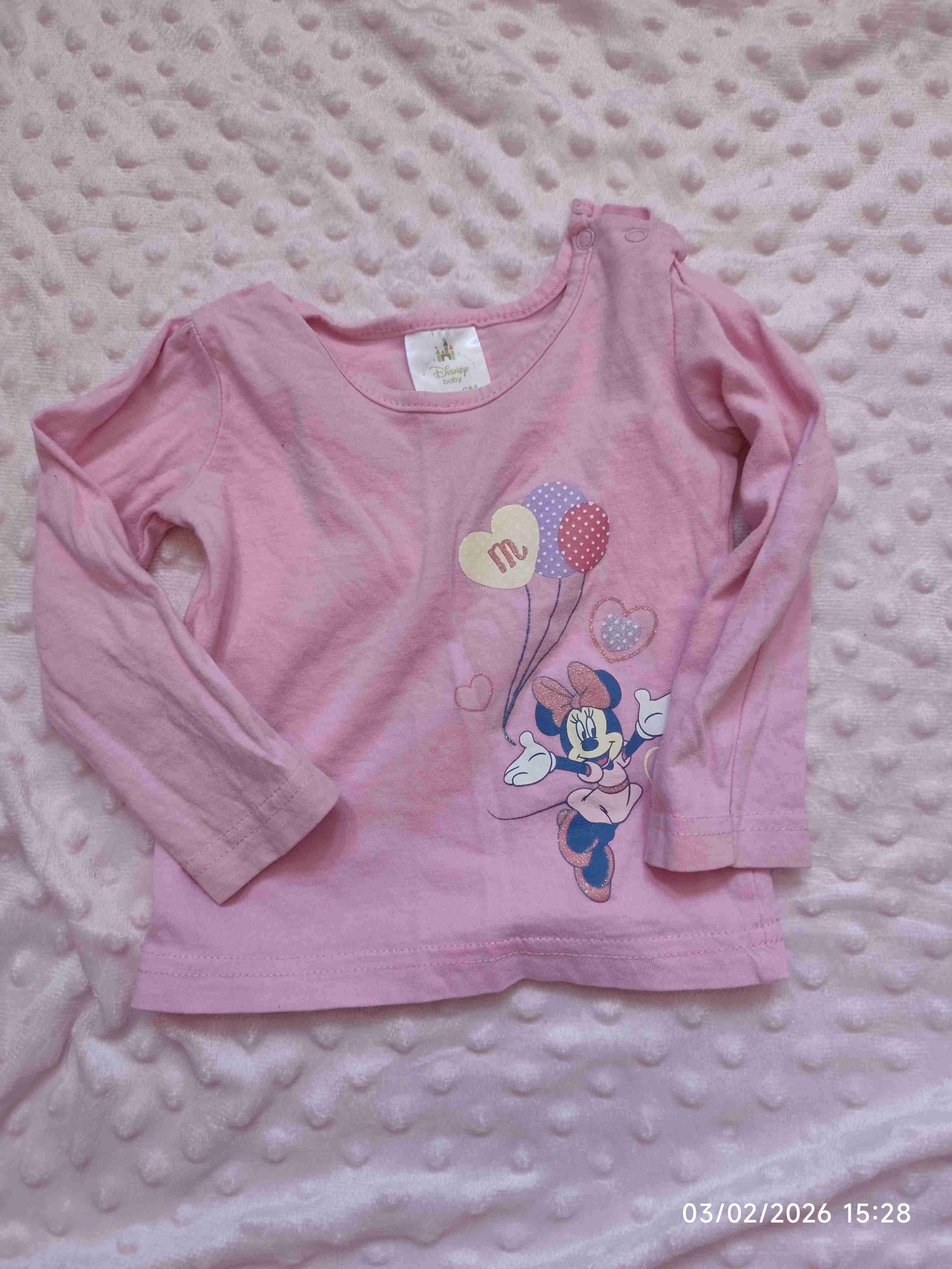 Polera infantil conejo floral - 2