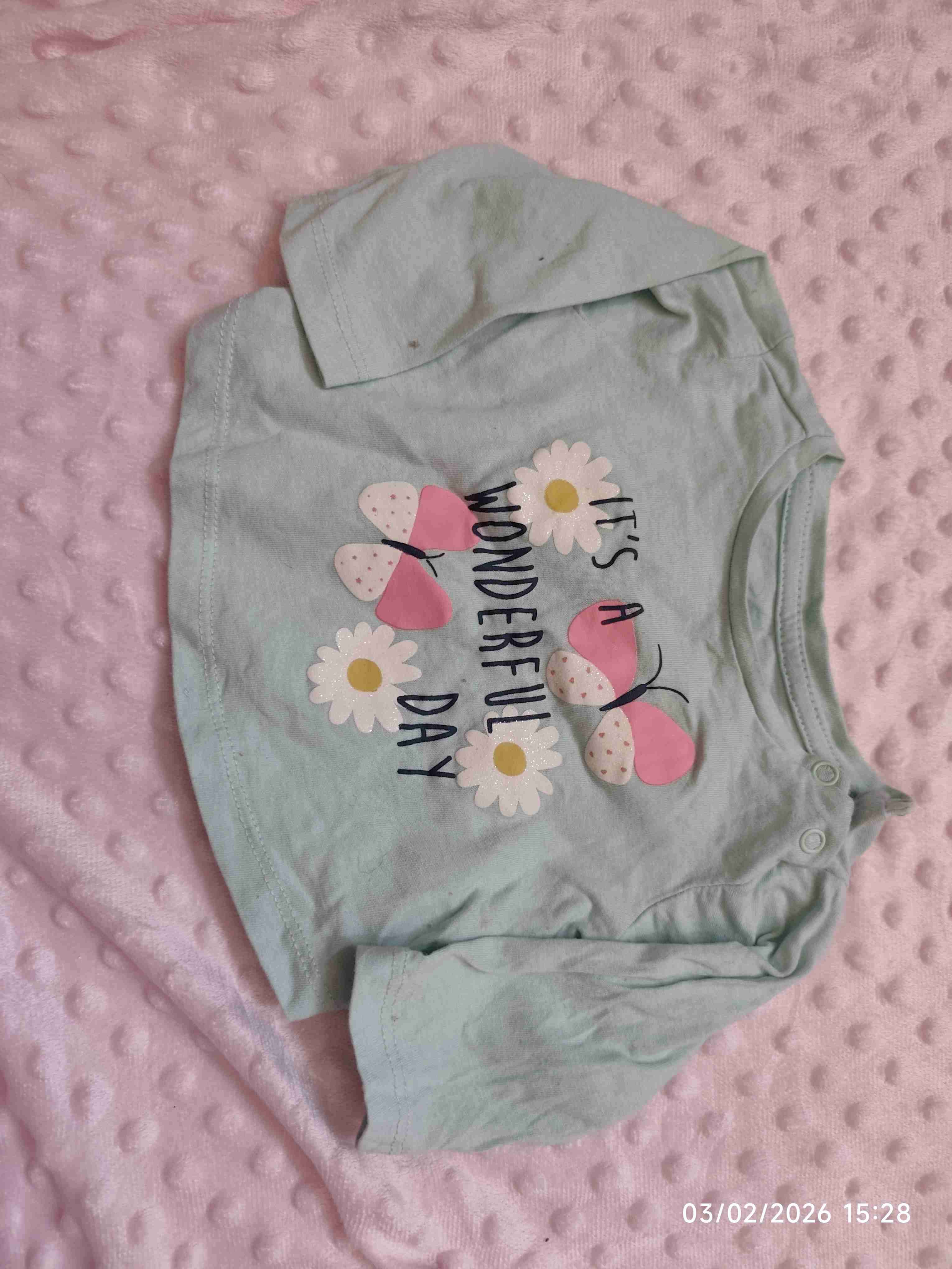 Polera infantil conejo floral - 3