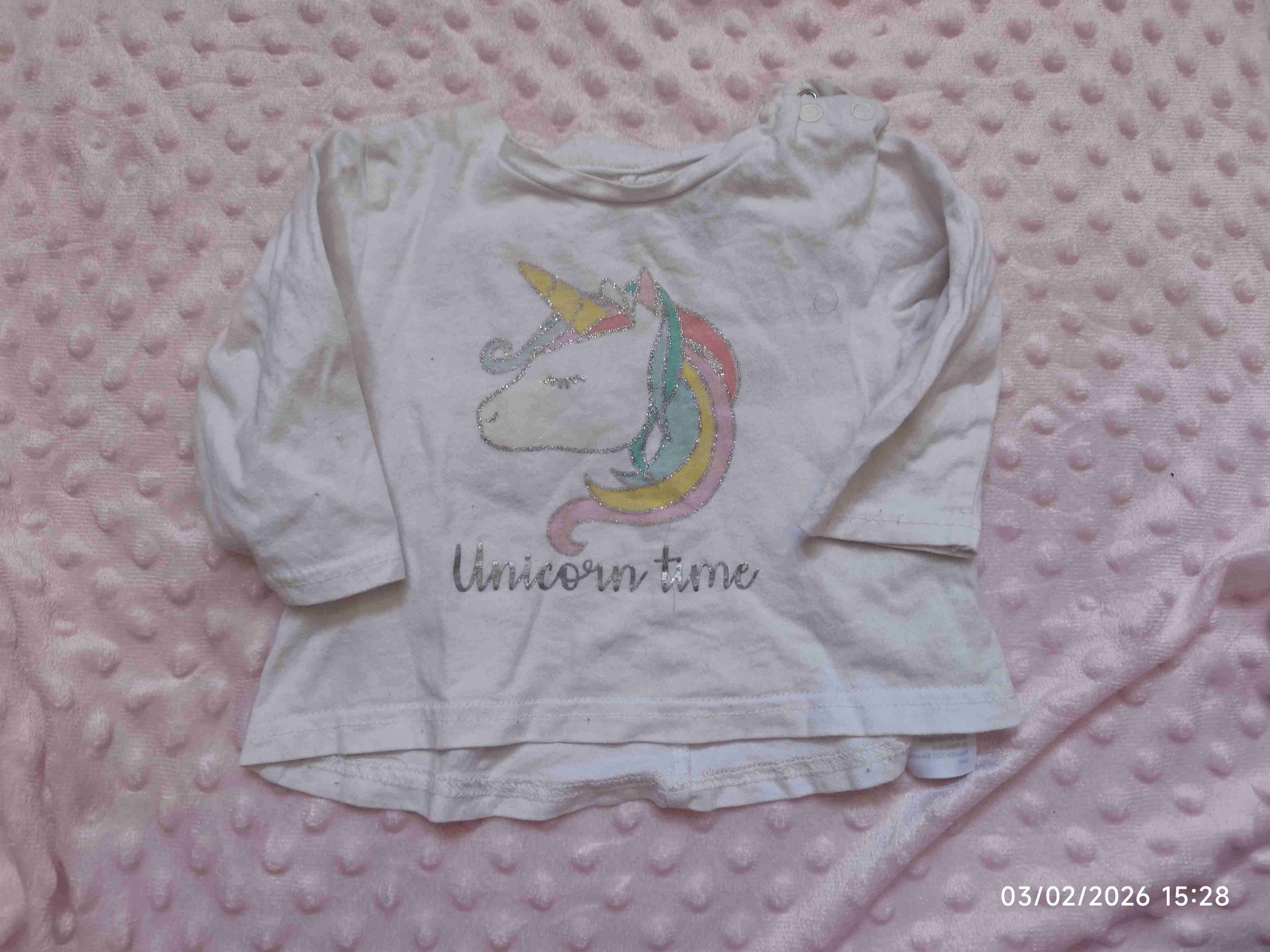 Polera infantil conejo floral - 4