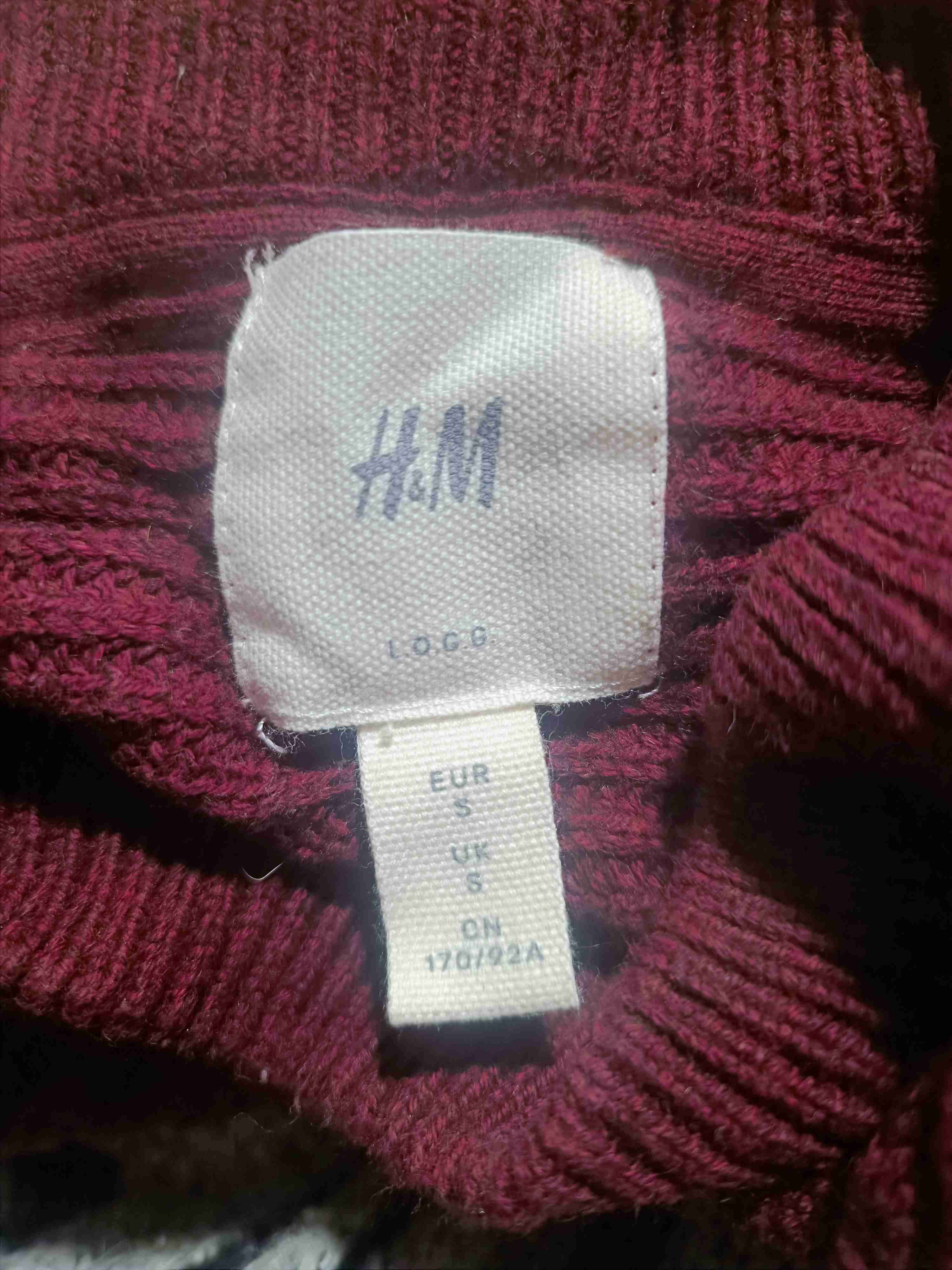 Suéter morado de lana - miniatura 3