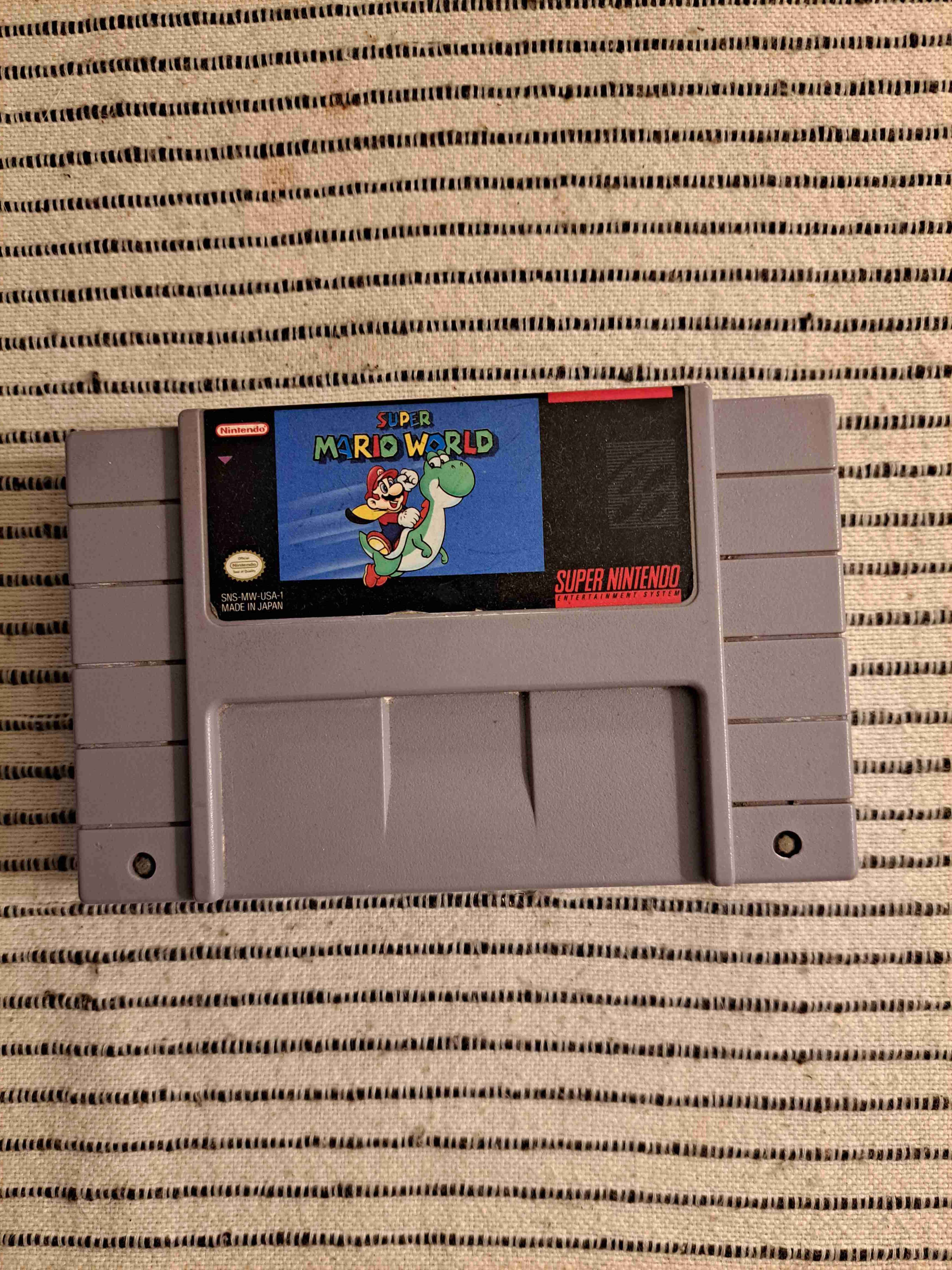 Cartucho Super Mario World SNES - miniatura 1