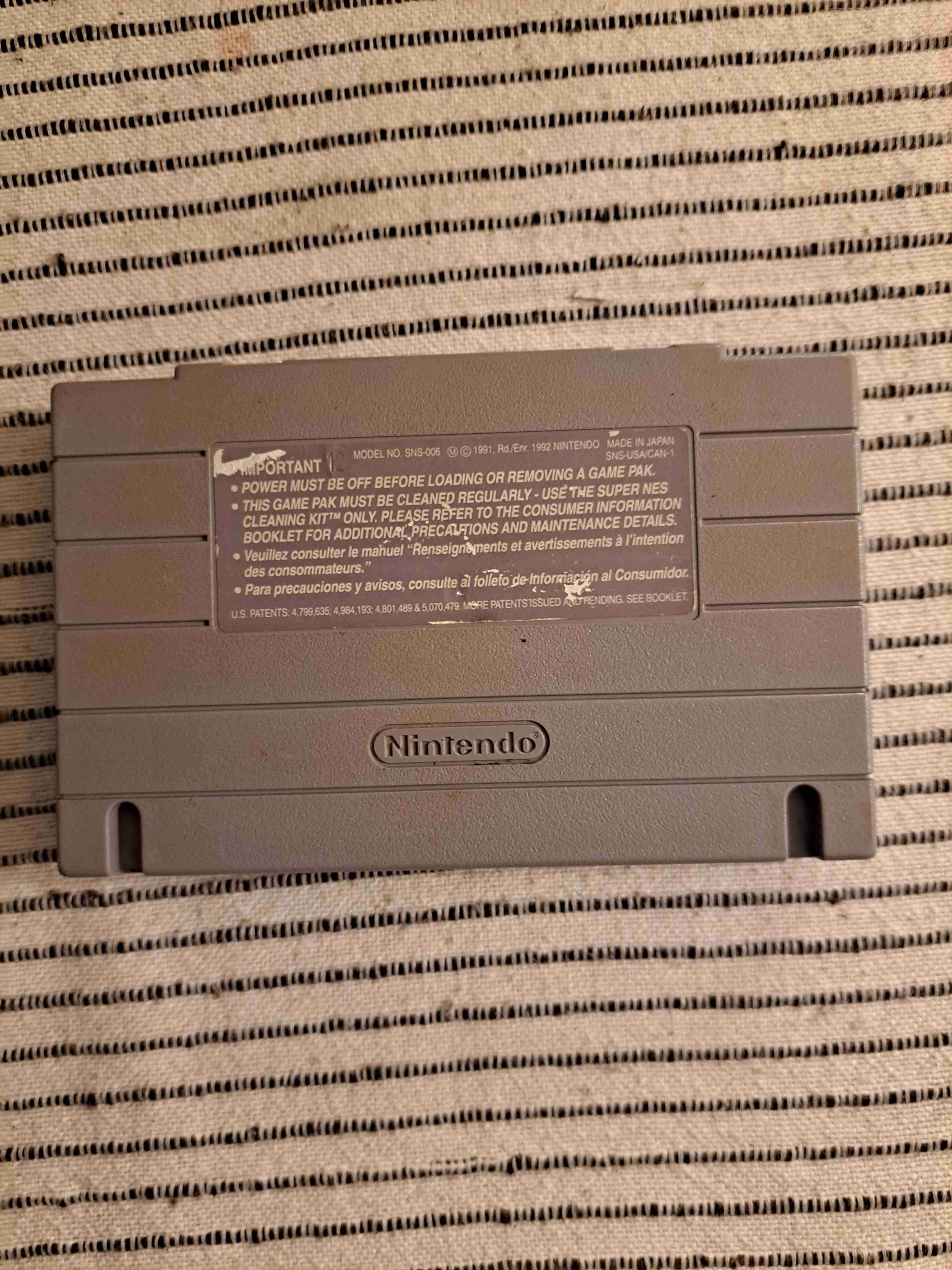 Cartucho Super Mario World SNES - miniatura 2