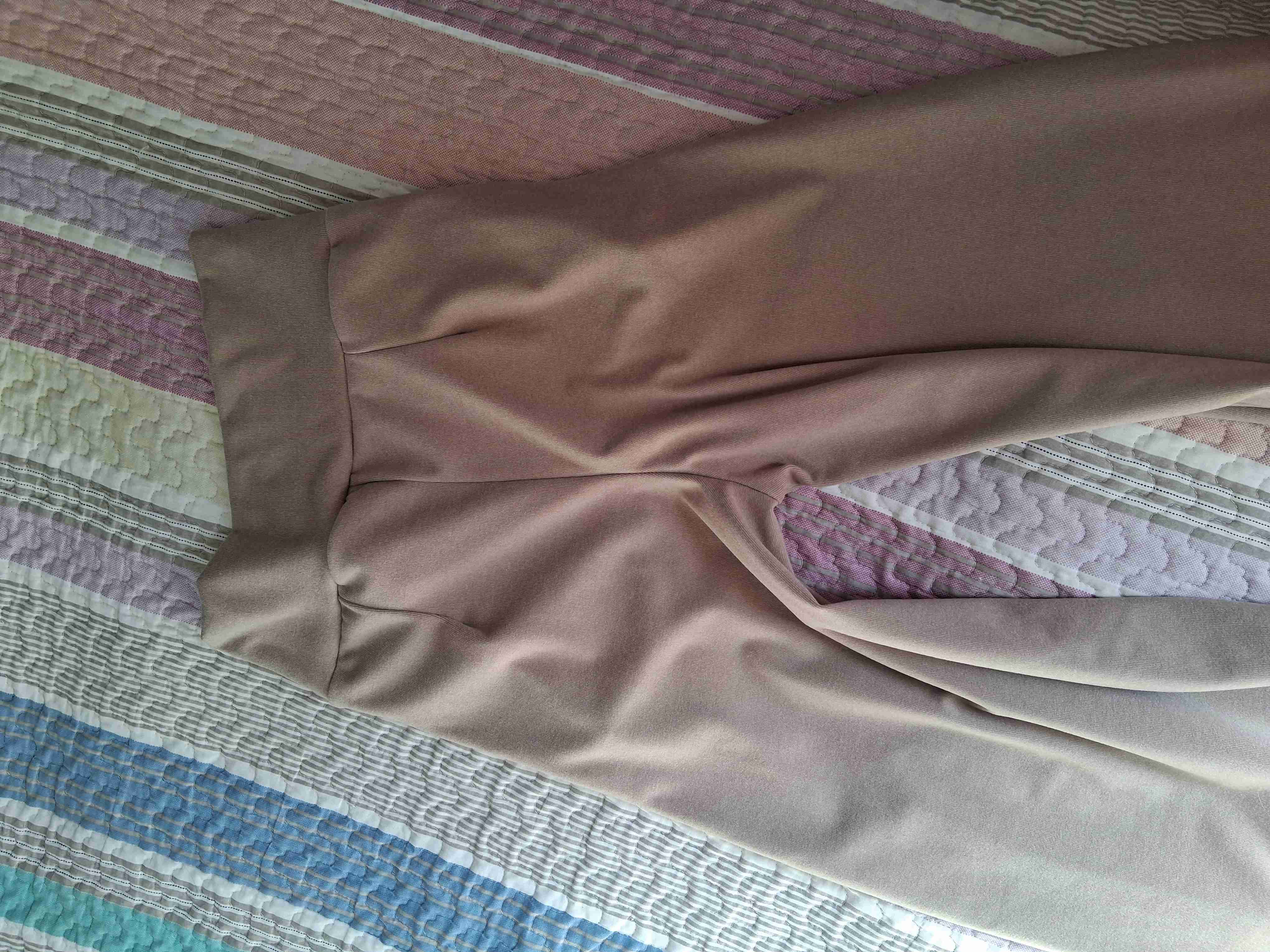 Pantalones palazzo beige - miniatura 3