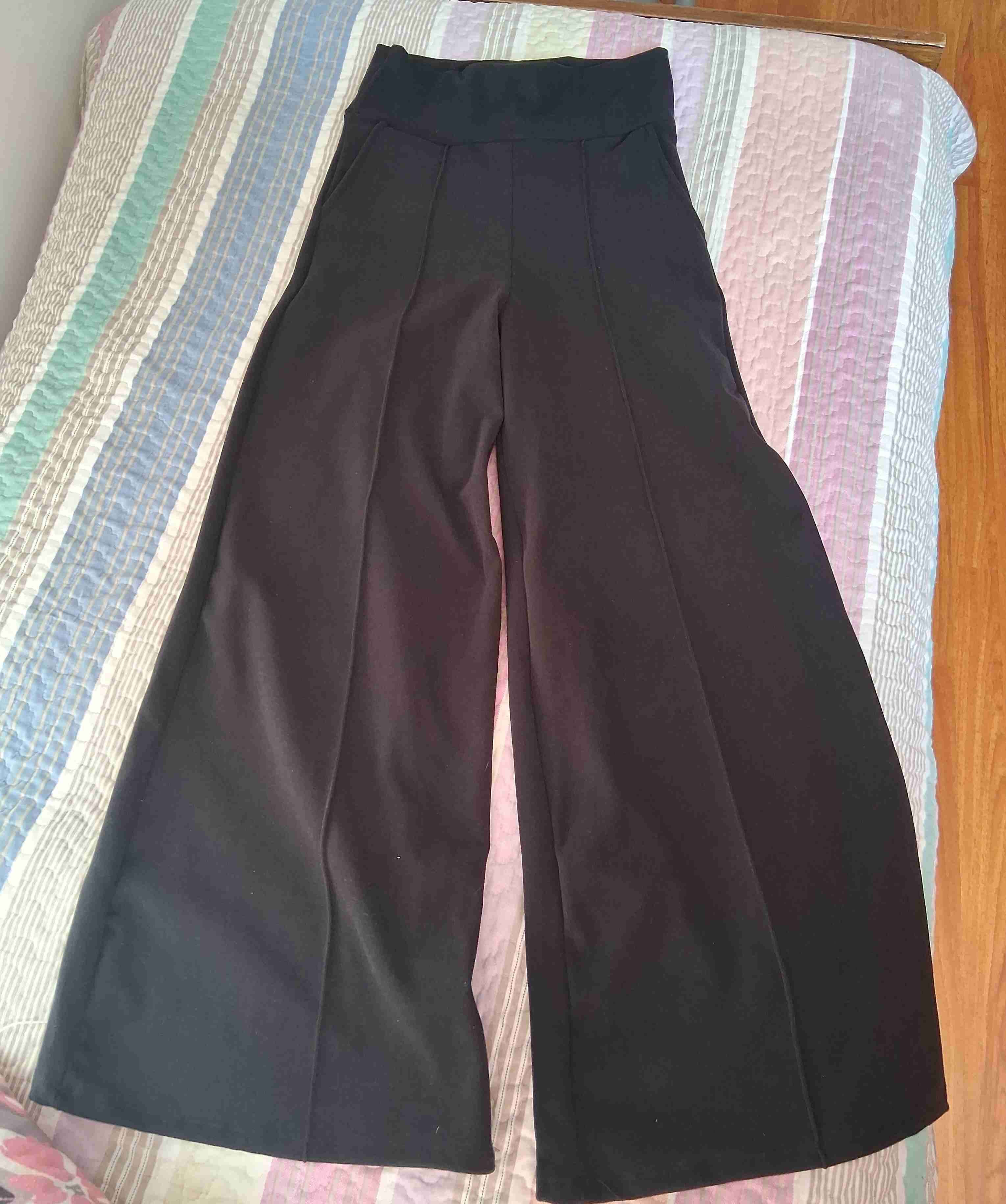 Pantalones palazzo beige - miniatura 4