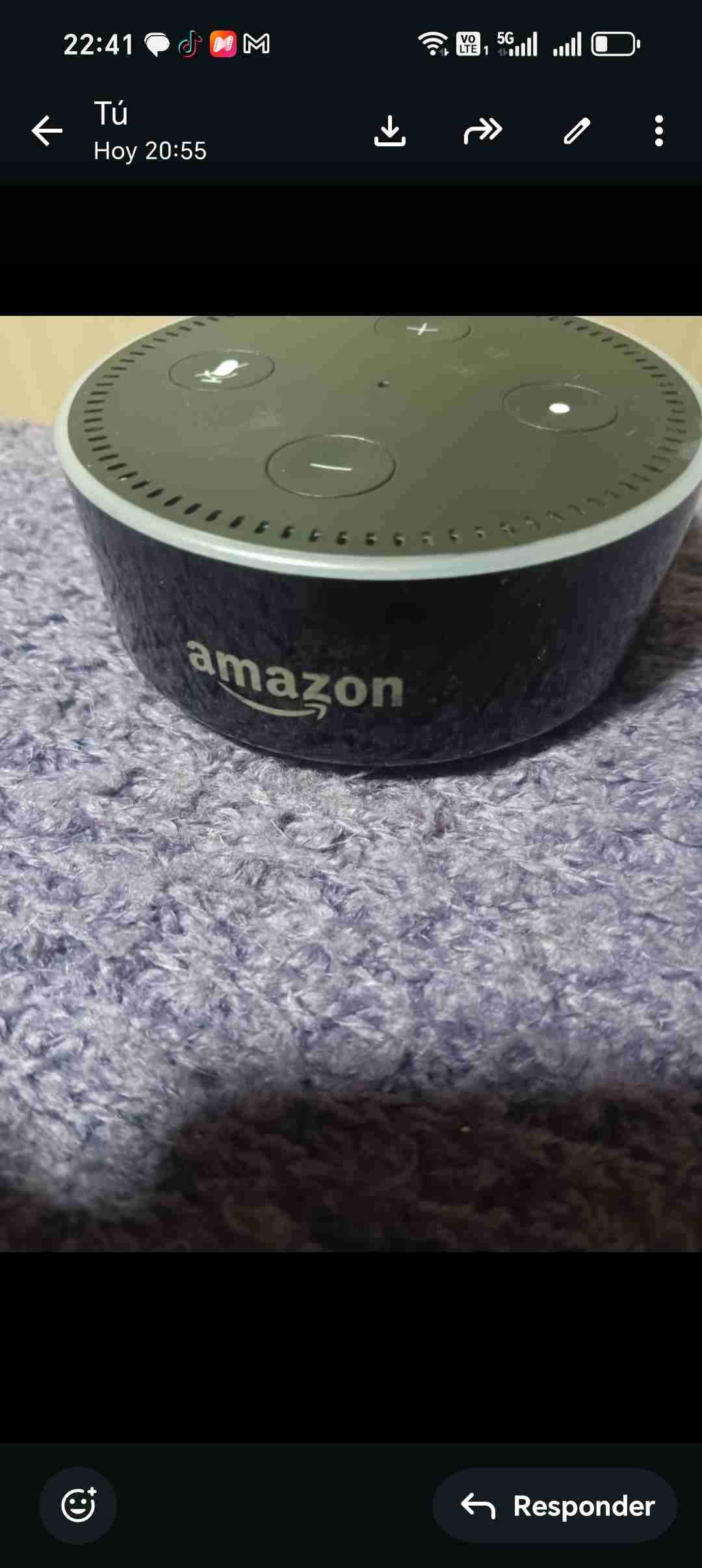 Parlante inteligente Amazon Echo Dot