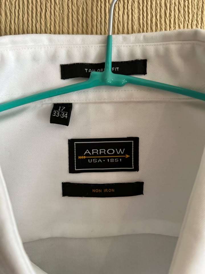 Camisa Arrow Non Iron Tailored Fit Blanca - 3